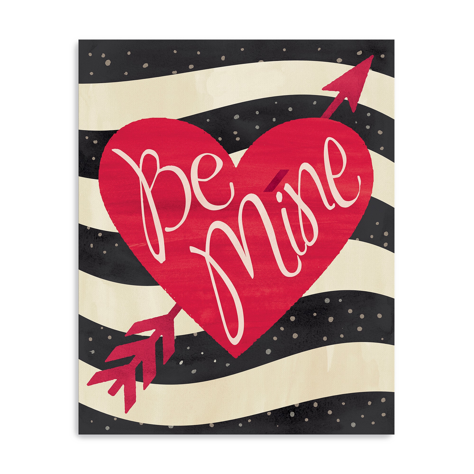 Be Mine Flag Canvas Giclée Art