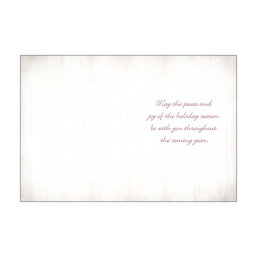 JAM Paper 7.9" x 5.6" Christmas Past Holiday Assortment Card Set, 16ct.