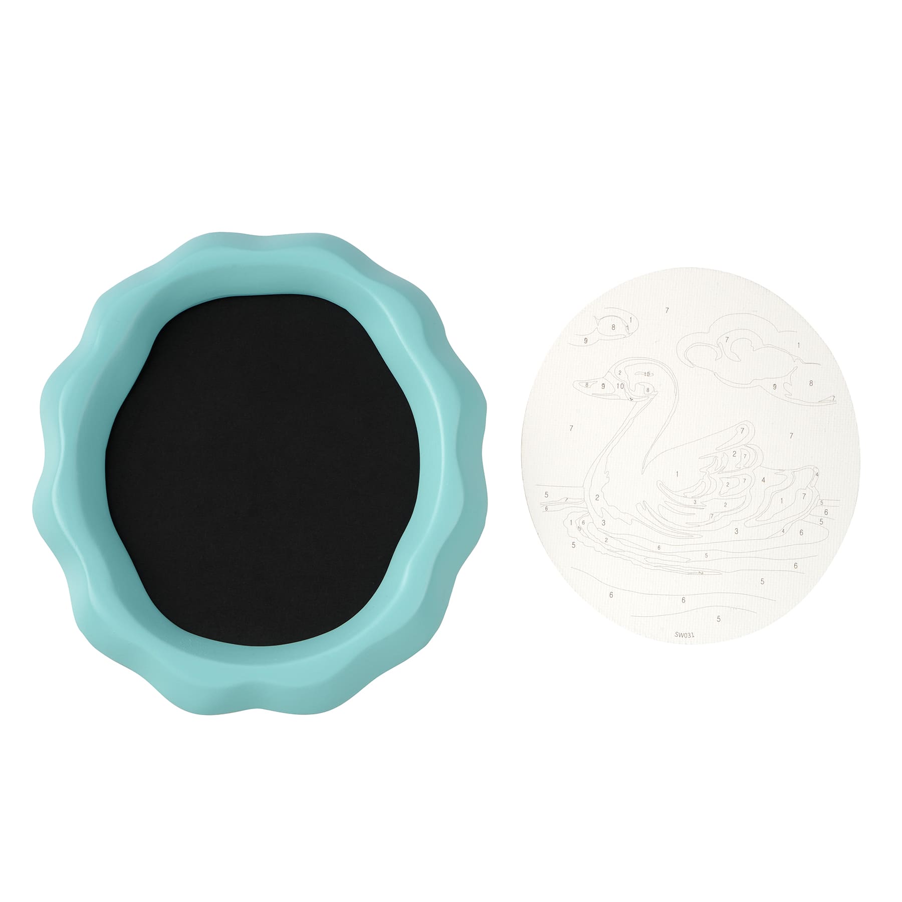 Swan Paint-by-Number Framed Mini Kit by Artist's Loft®