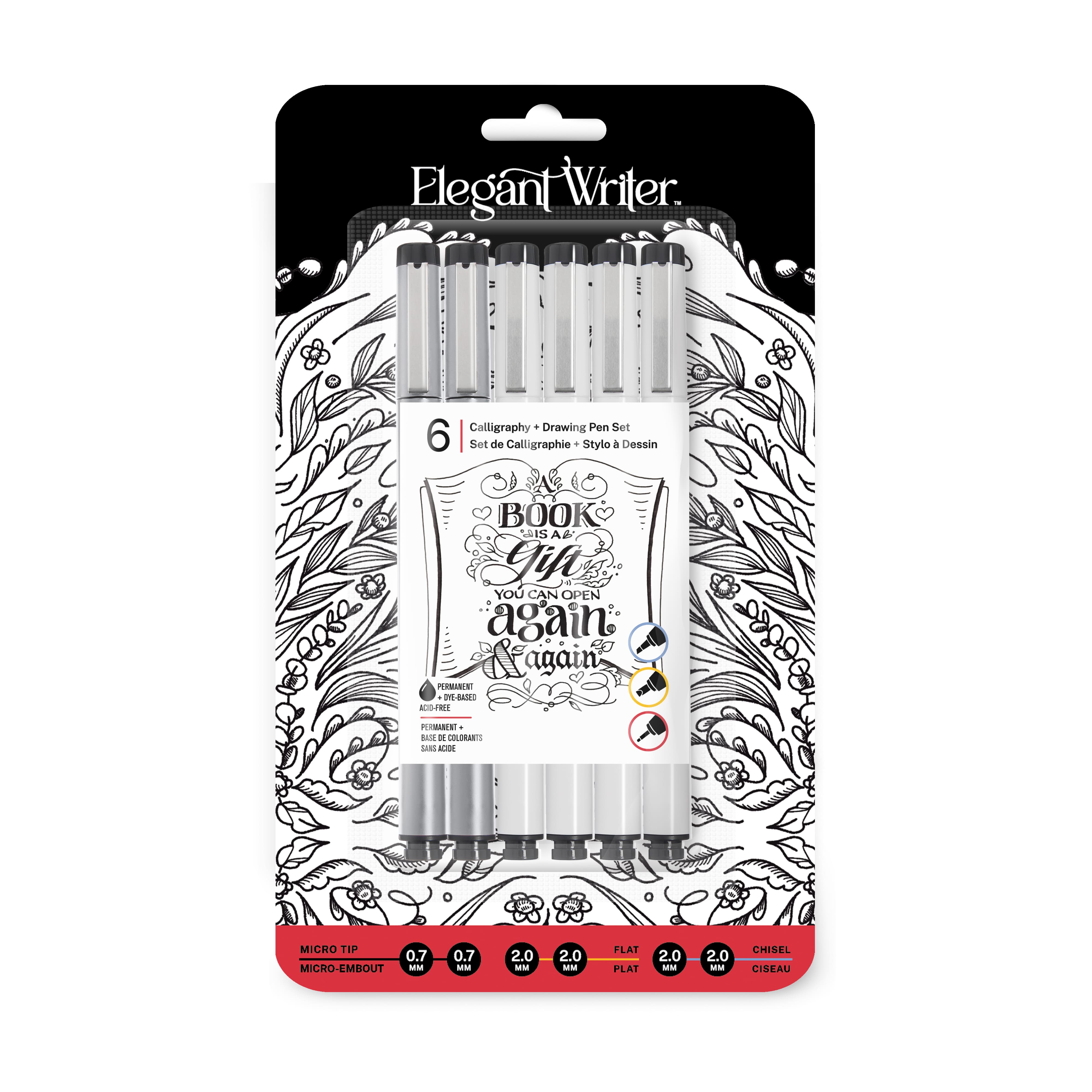 Speedball® Elegant Writer® 6 Piece Calligraphy & Drawing Pen Set