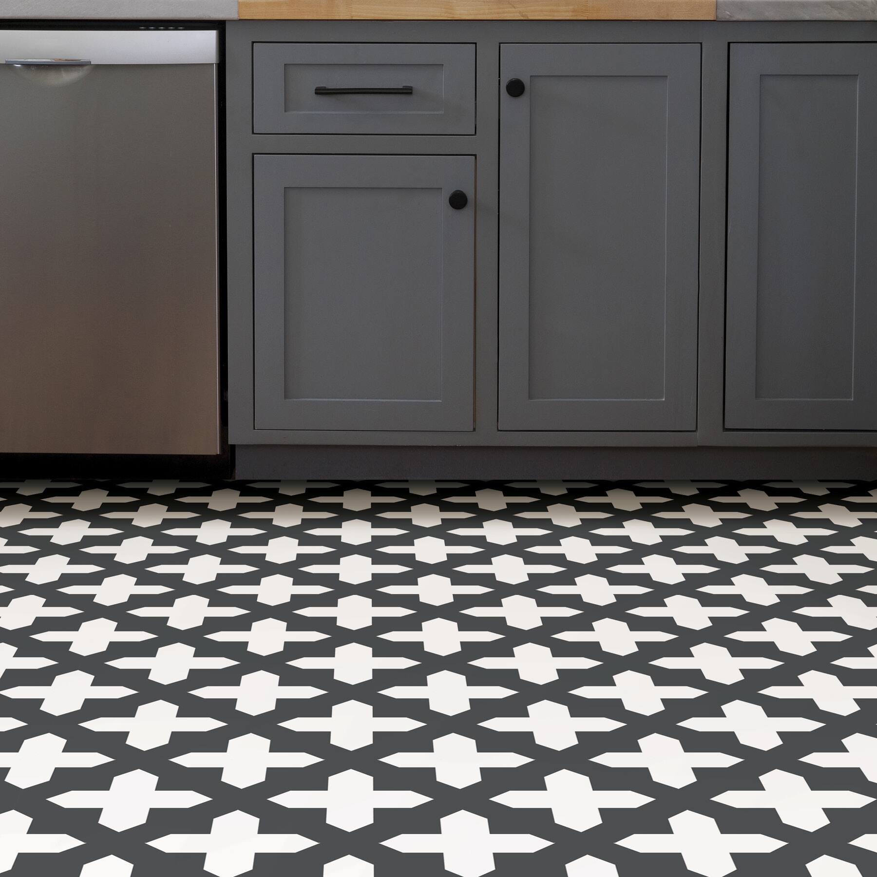 FloorPops Nordic Peel & Stick Floor Tiles