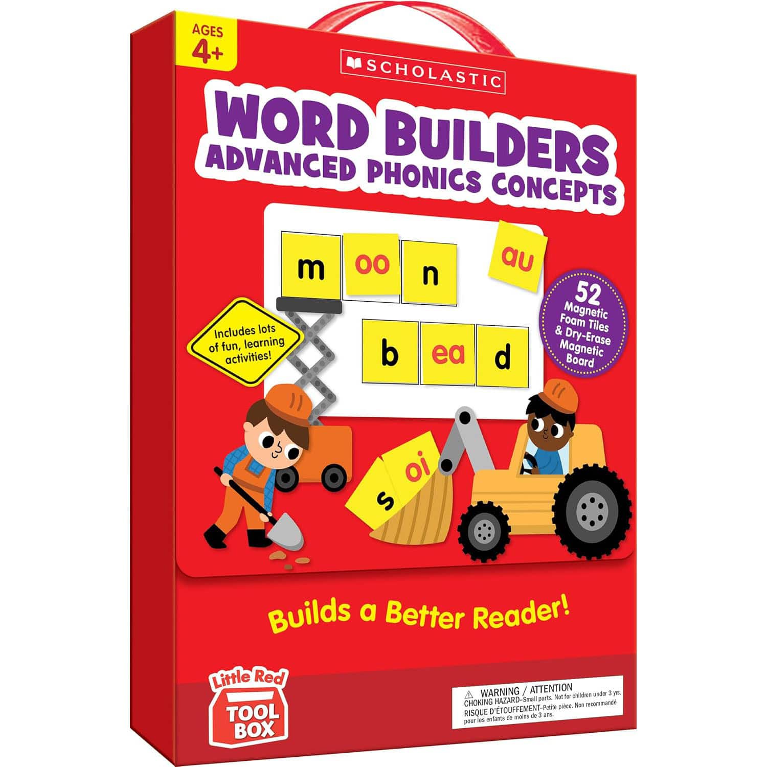 Scholastic Teaching Solutions Little Red Tool Box Word Builders Adv Phonics Concepts Kit