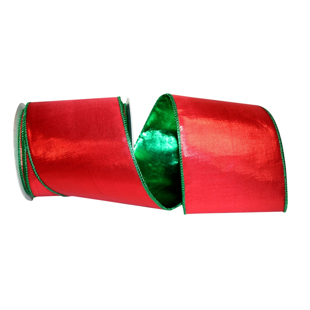 Reliant 4" Lamé Luxury Wired Ribbon
