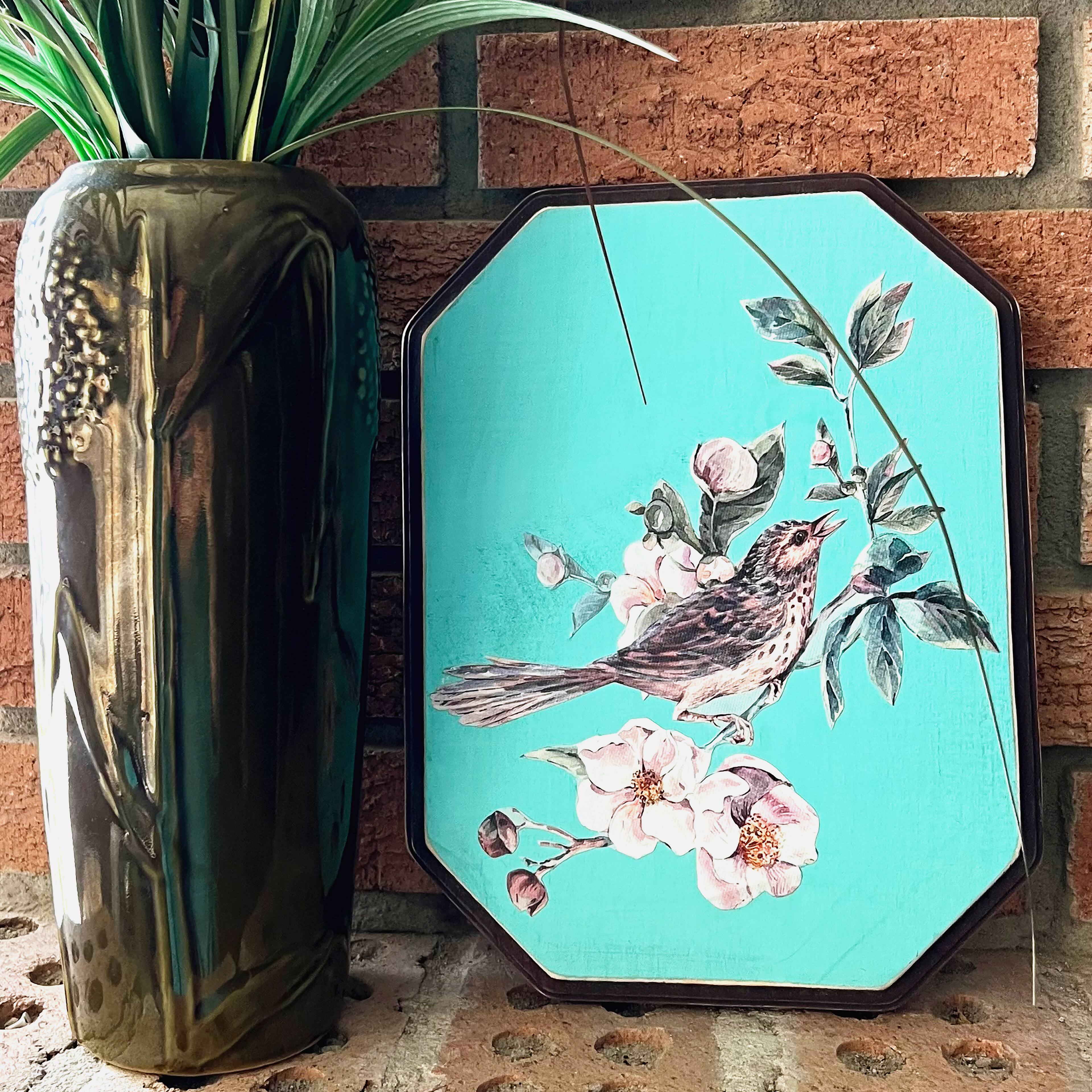 12" Unfinished Pinewood Rectangle Plaque with Clipped Corners by Make Market®