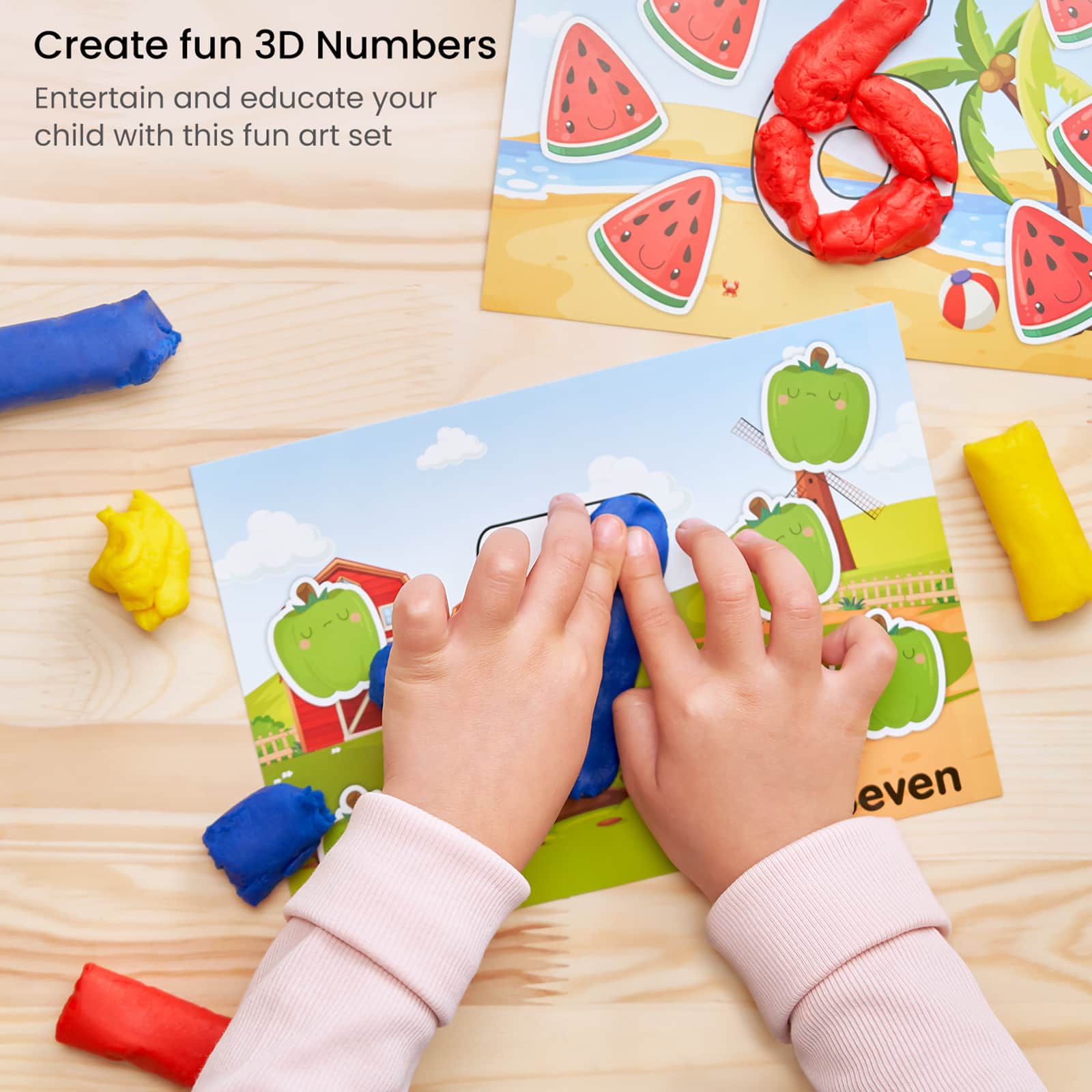 Arteza® Kids Numeric Learn By Dough Kit