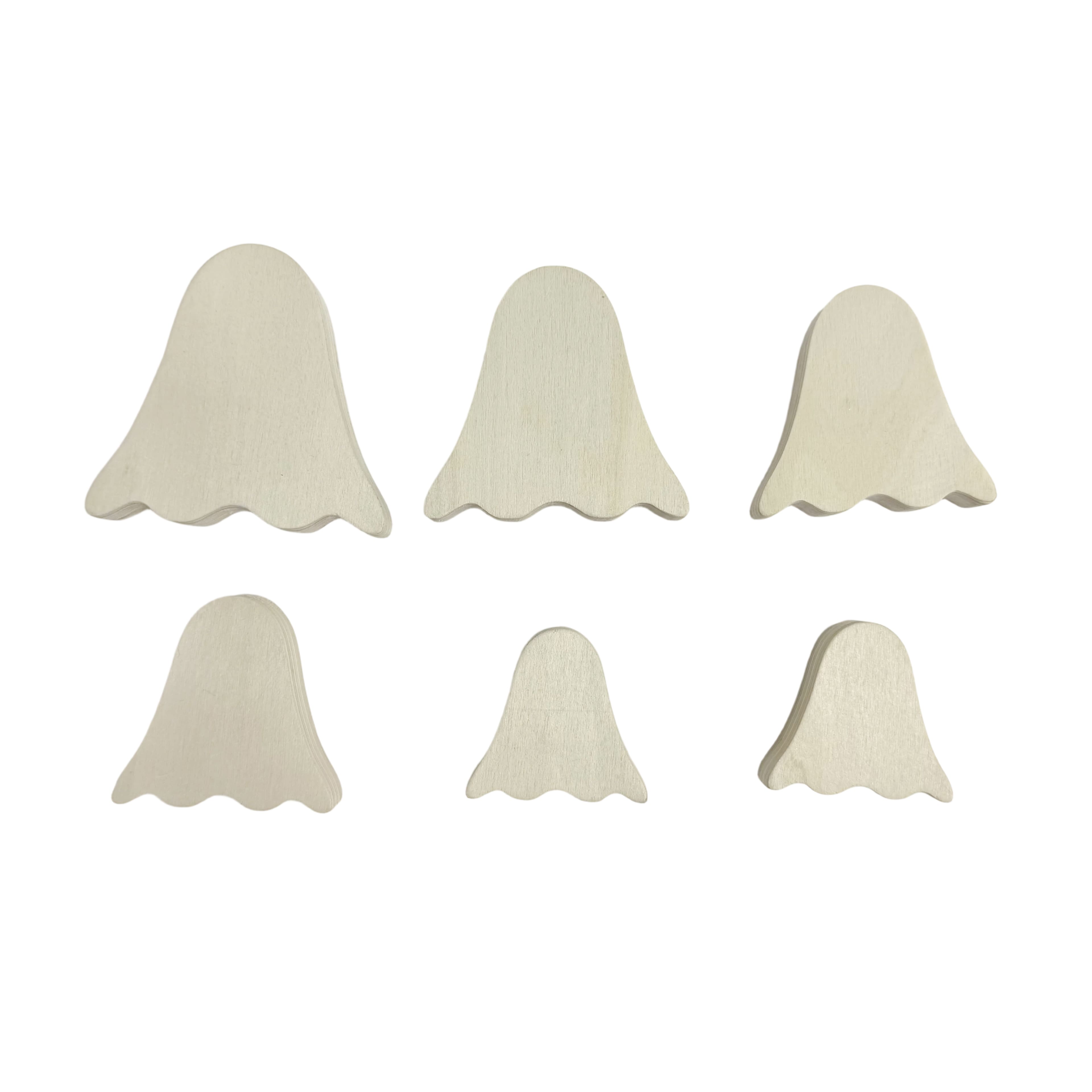 Ghosts DIY Wood Décor Shapes, 6ct. by Make Market®