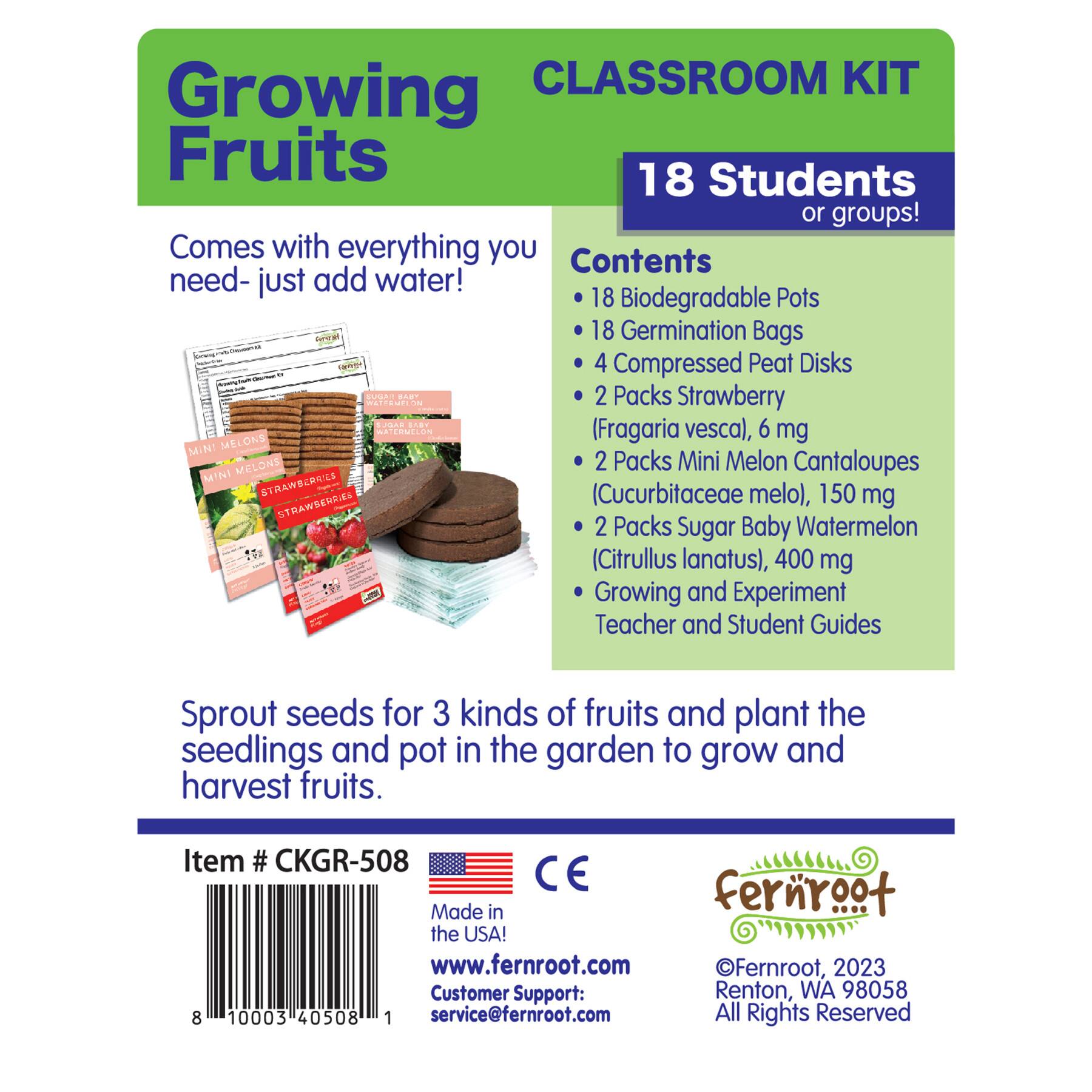 Fernroot Growing Fruits Classroom Kit