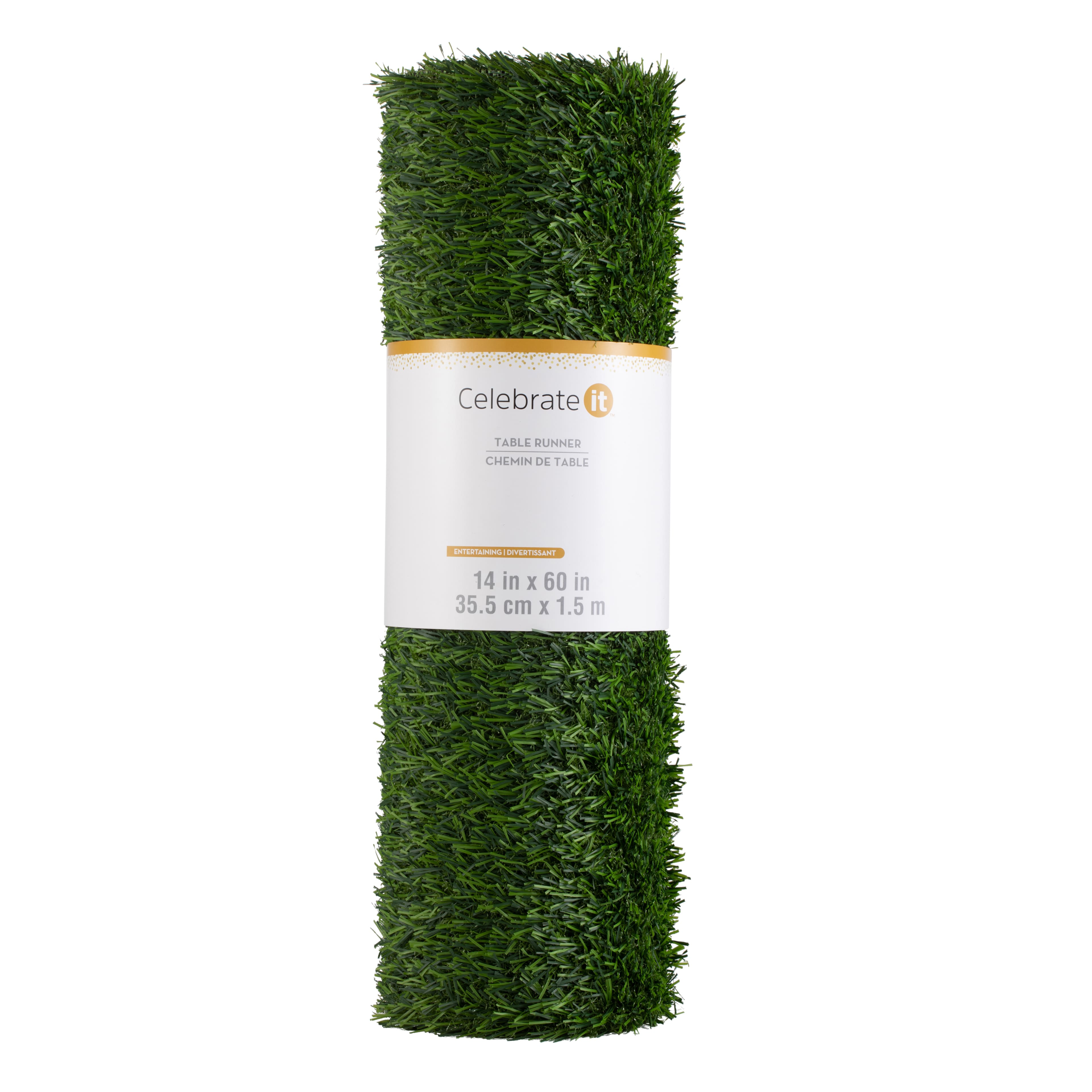 5ft. Green Grass Table Runner by Celebrate It™