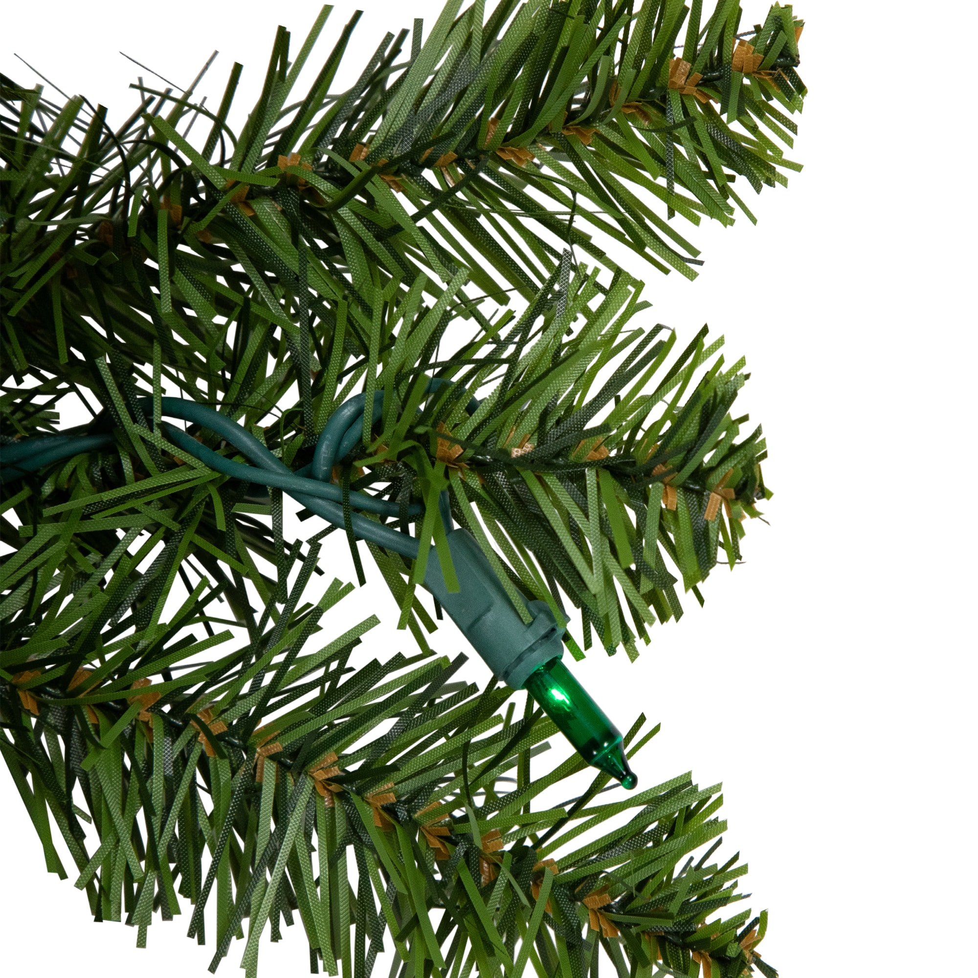 36" Pre-Lit Artificial Christmas Canadian Pine Wreath