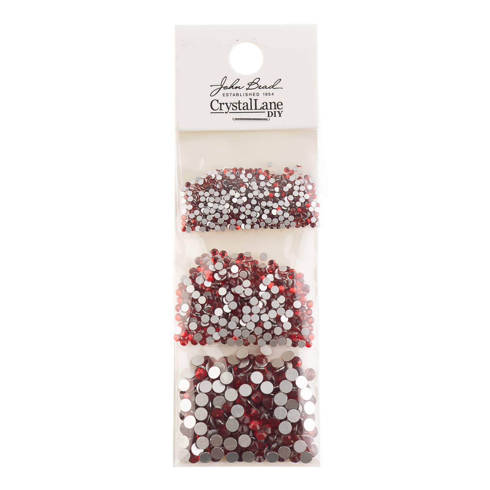 Crystal Lane DIY Assorted Glass Round Flatback Rhinestones Combo