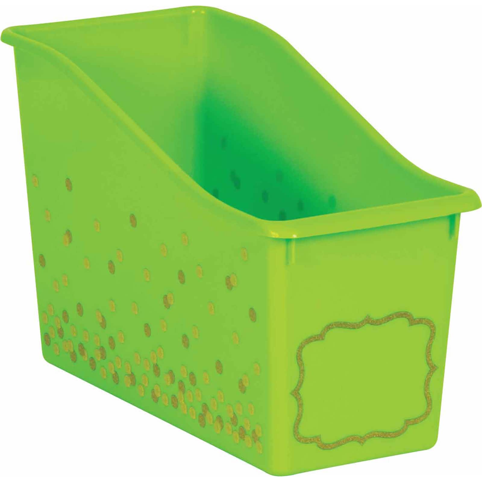 Teacher Created Resources Confetti Plastic Book Bin, 3ct.