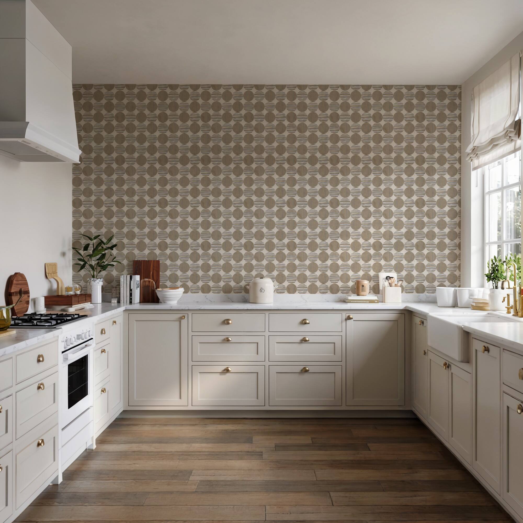 Designs Direct Horizon Circles Peel & Stick Wallpaper