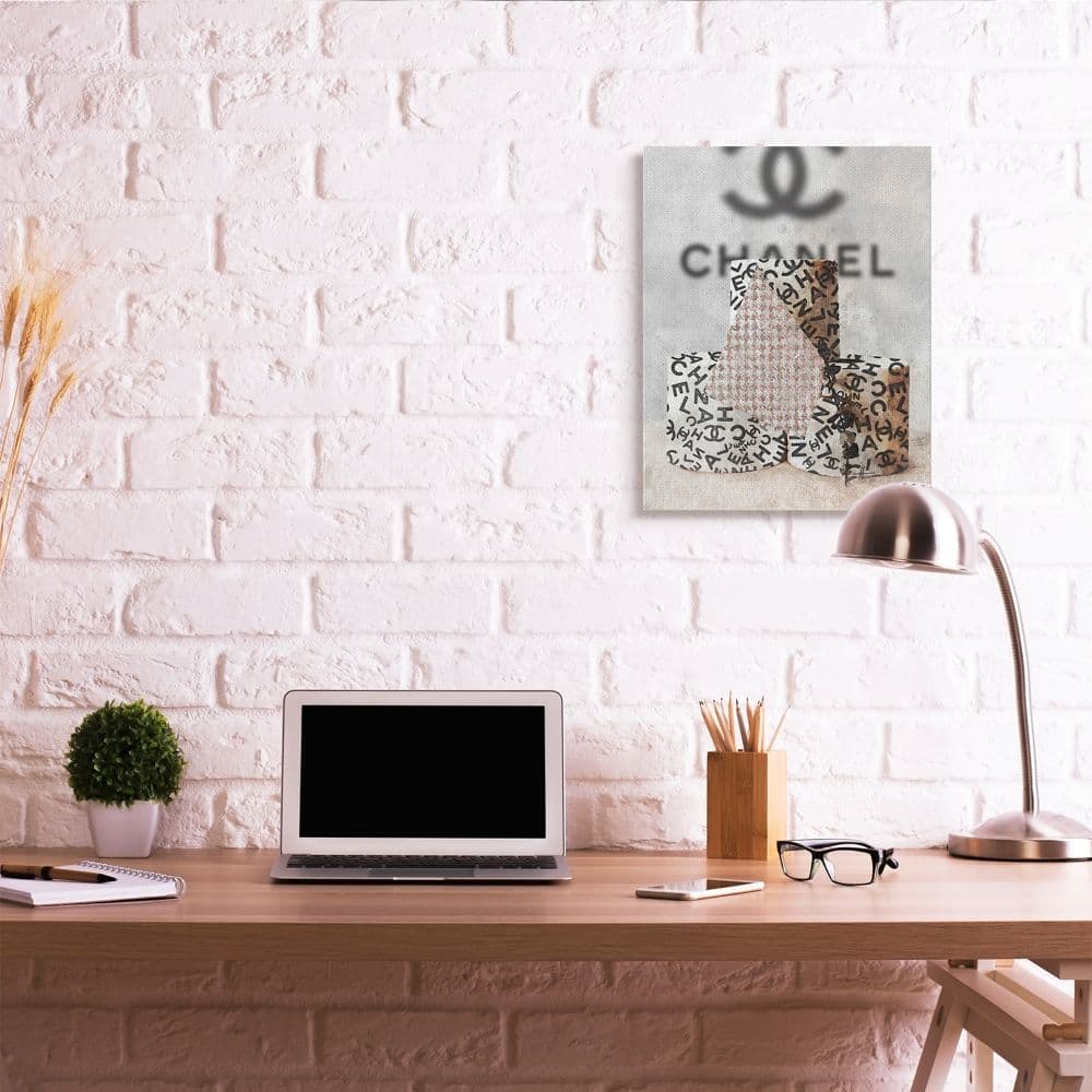 Stupell Industries Fashion Forward Toilet Paper Designer Detail Canvas Wall Art