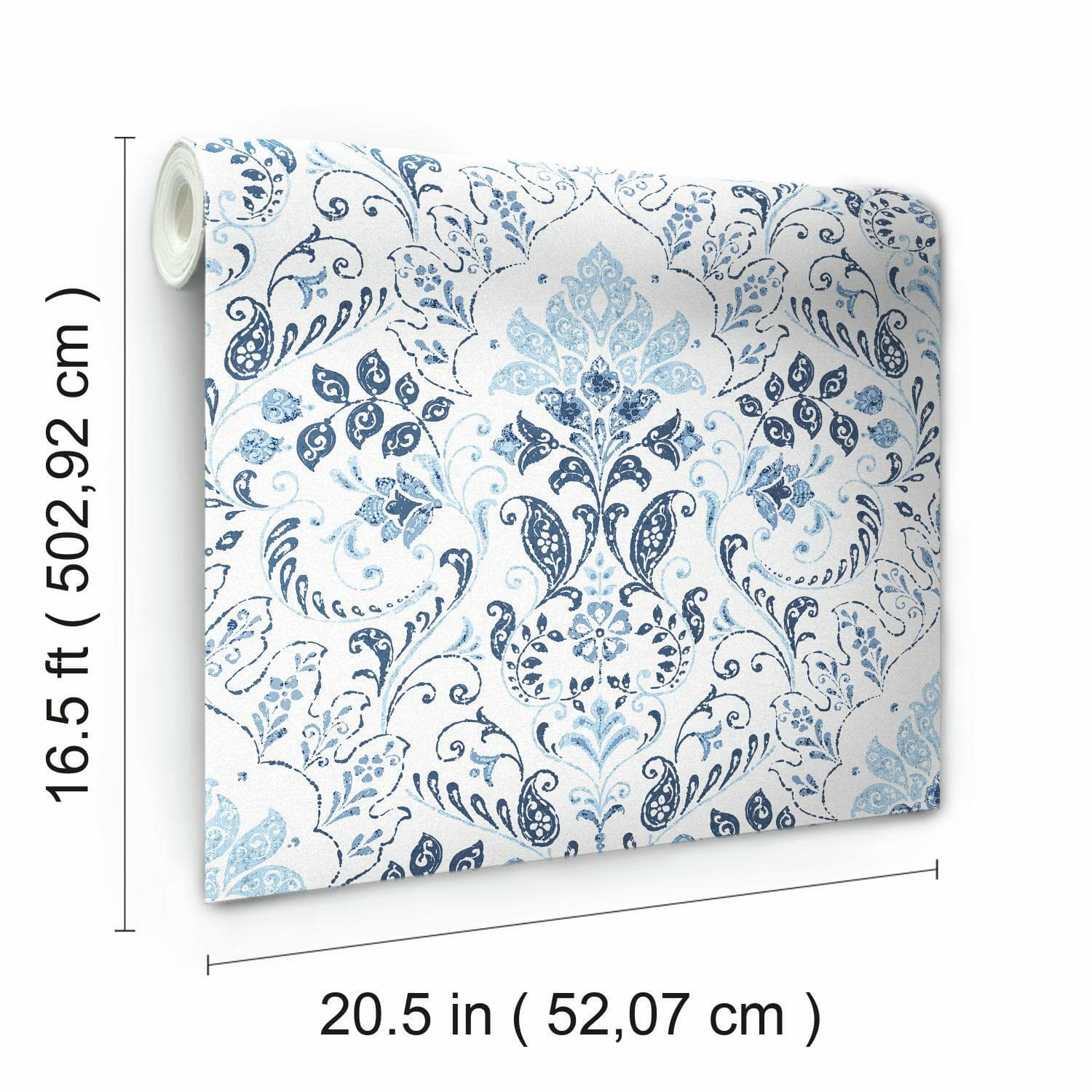 RoomMates Persian Damask Peel & Stick Wallpaper
