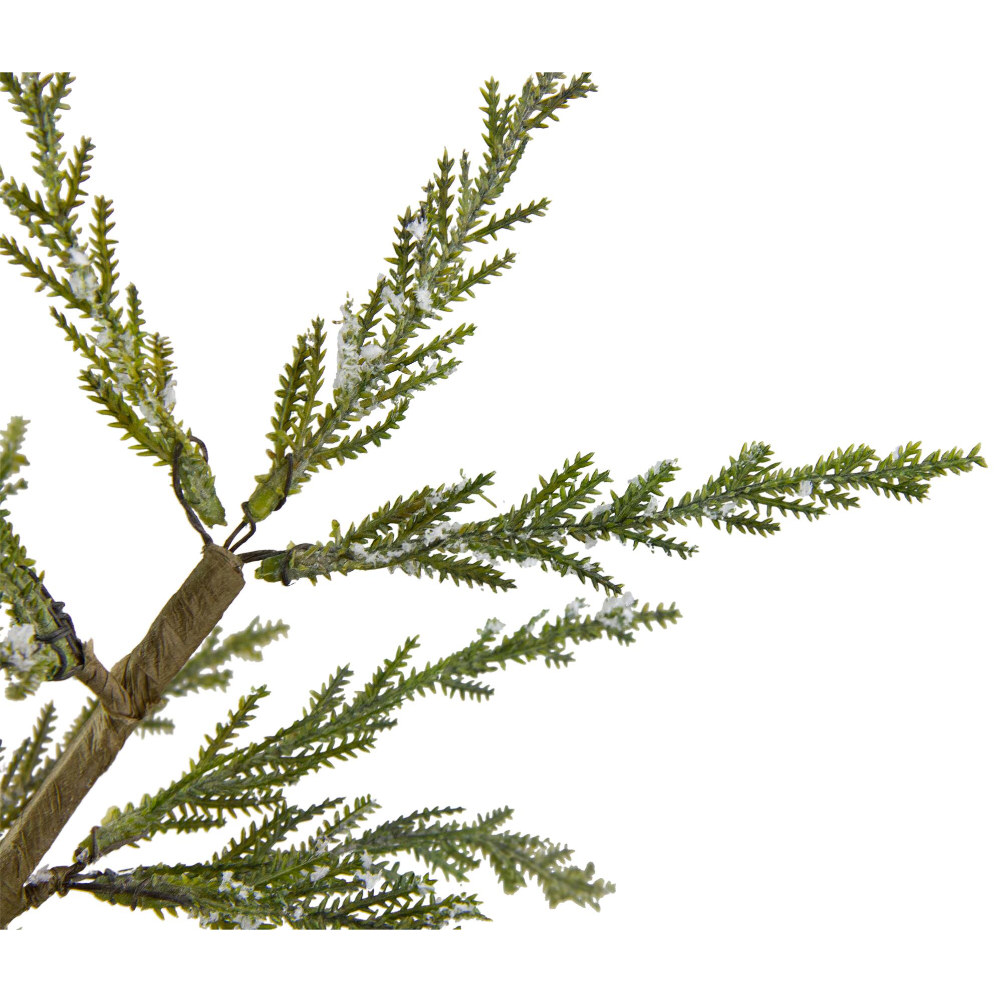 24" Unlit Real Touch™️ Iced Cedar Artificial Christmas Tree