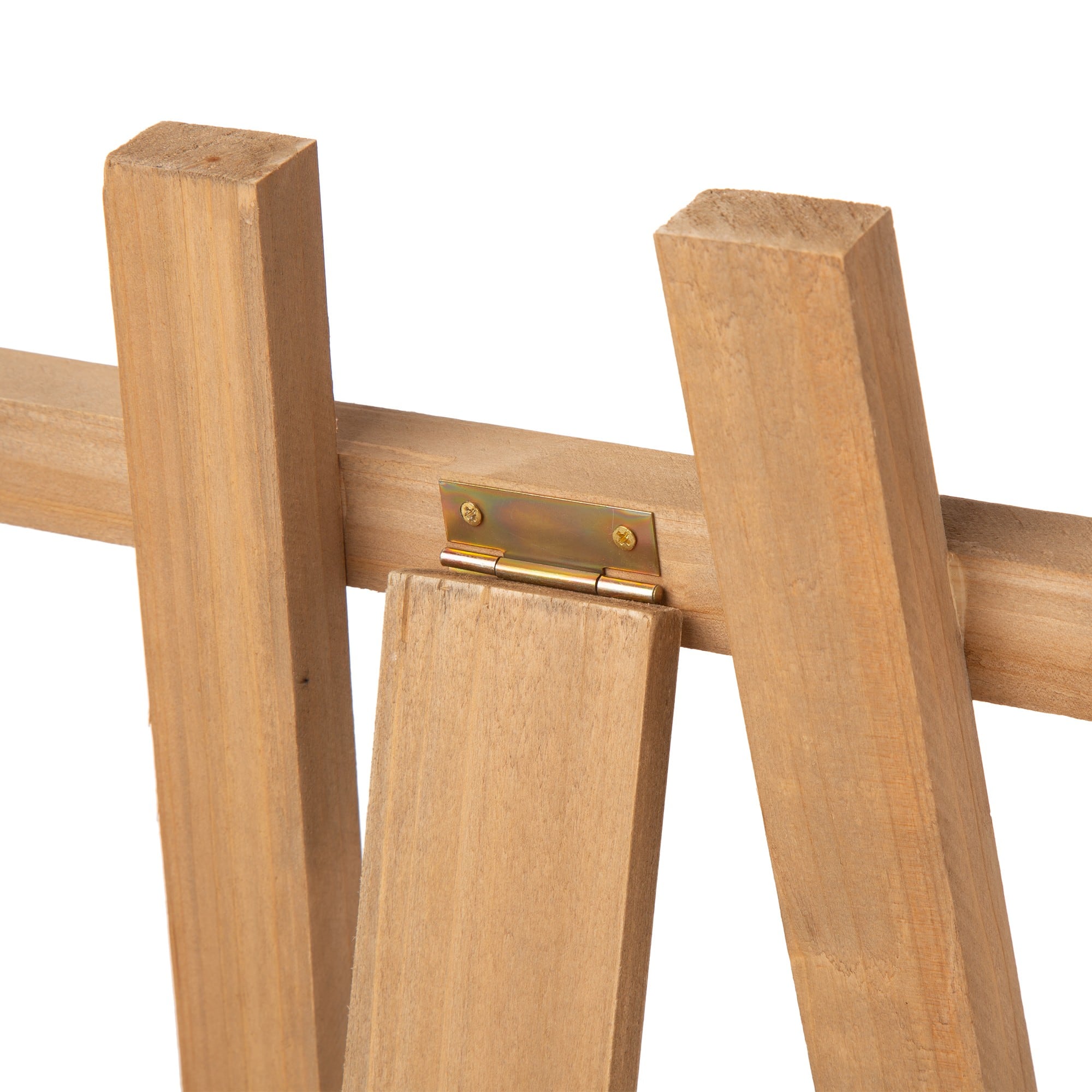 Glitzhome® 32" Double-Sided Wooden Easel Accent with Changeable Board