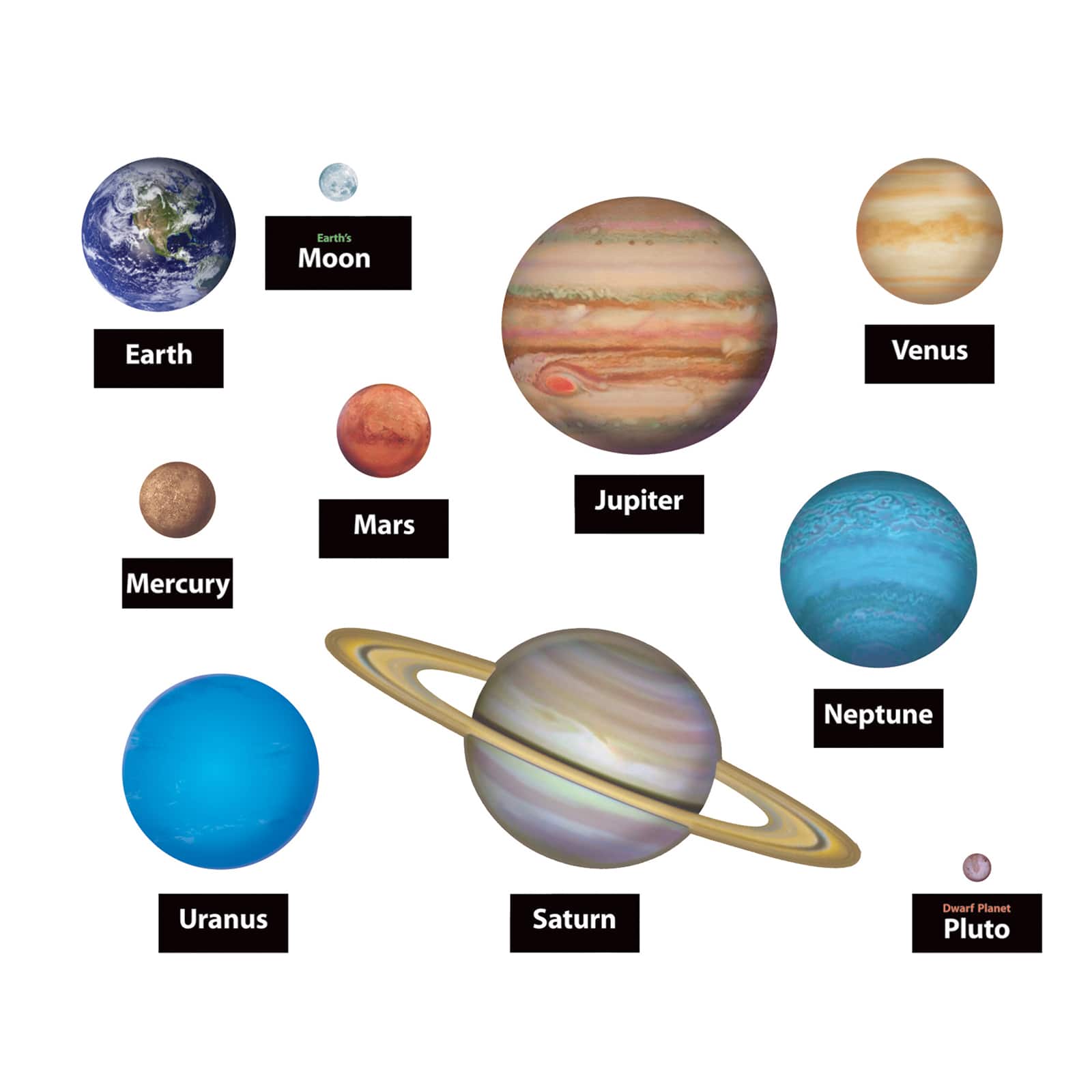 TREND Enterprises® Planets Classic Accents® Variety Pack, 3 Packs of 132