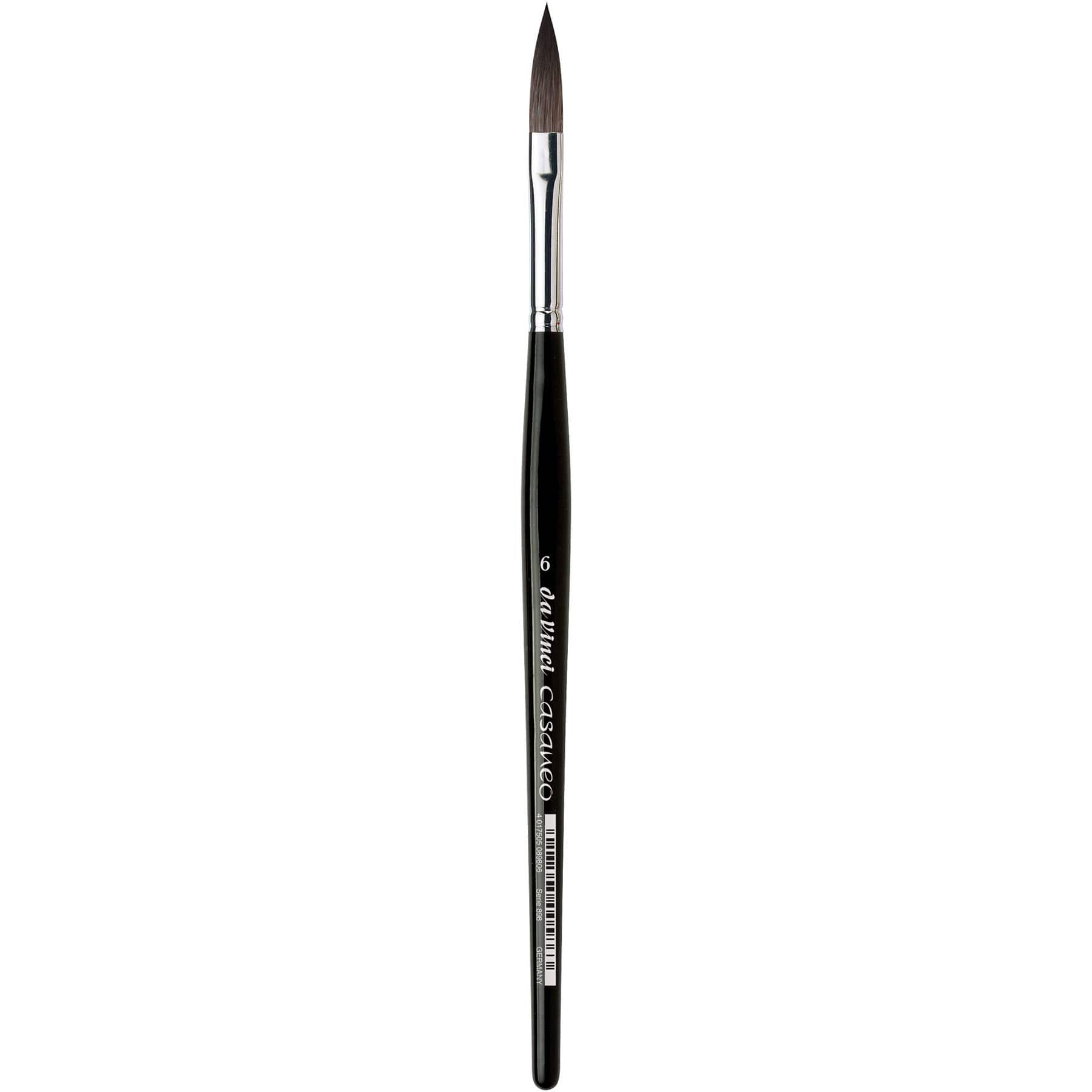 Michaels, da Vinci CASANEO Series 898 Synthetic Oval Pointed Brush – Category: Watercolor