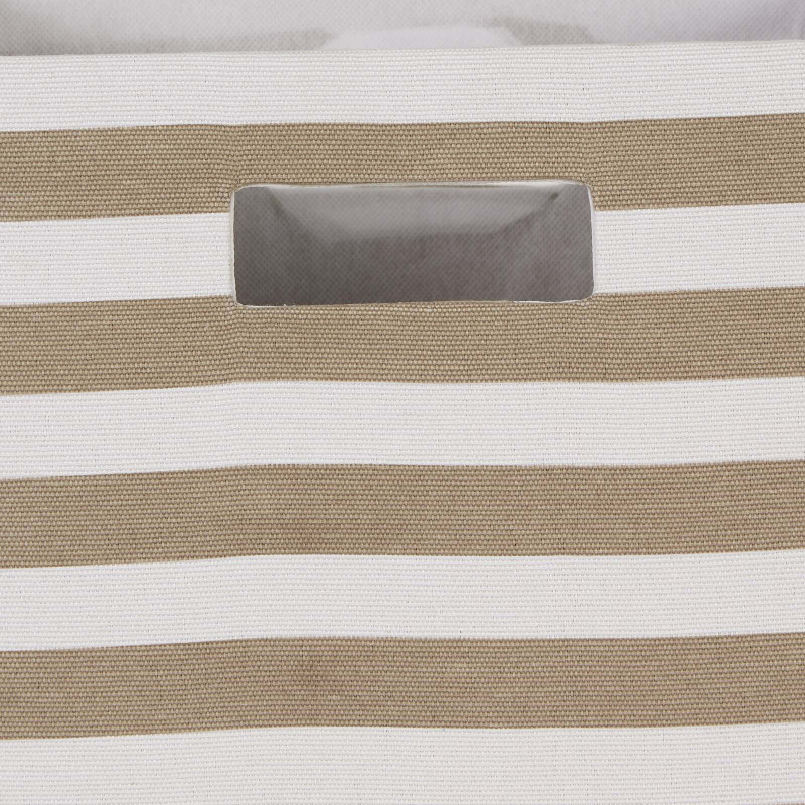 DII® 11" Polyester Stripes Storage Cube
