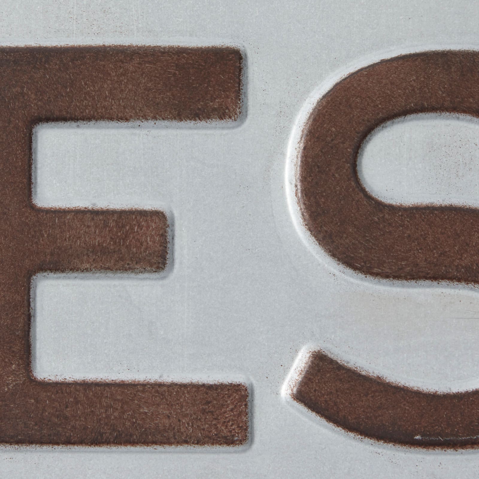 36" Gray Farmhouse Metal Wall Sign
