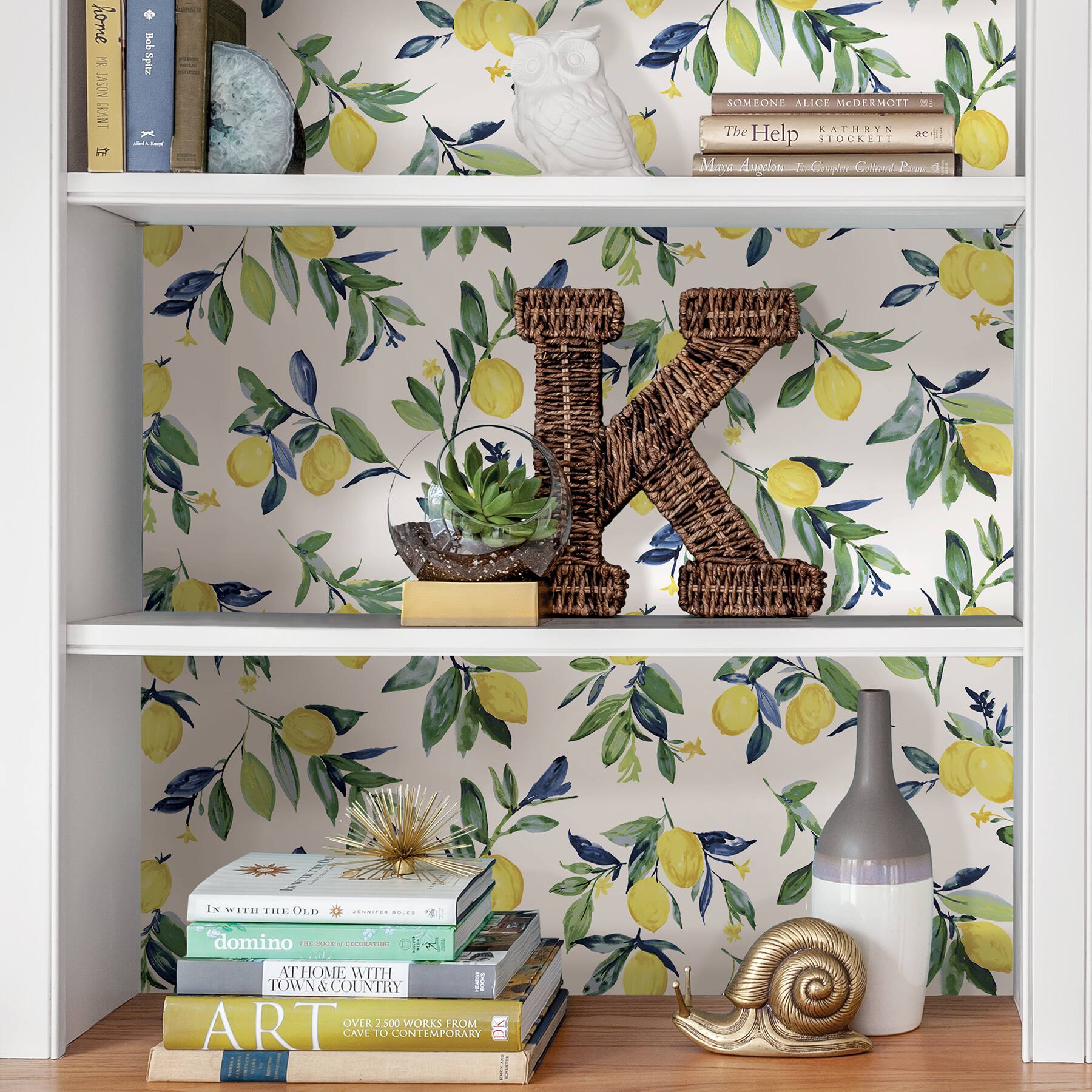 NuWallpaper Lemon Drop Yellow Peel & Stick Wallpaper
