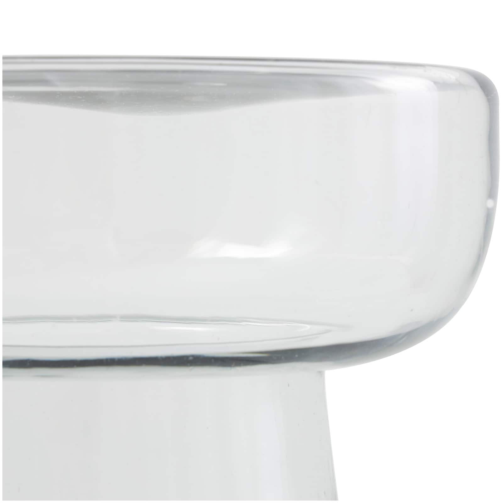 20" Glass Modern Side End Accent Table