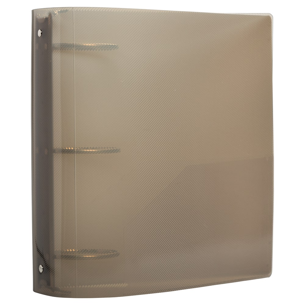 JAM Paper 3" Glass Twill Plastic 3-Ring Binder