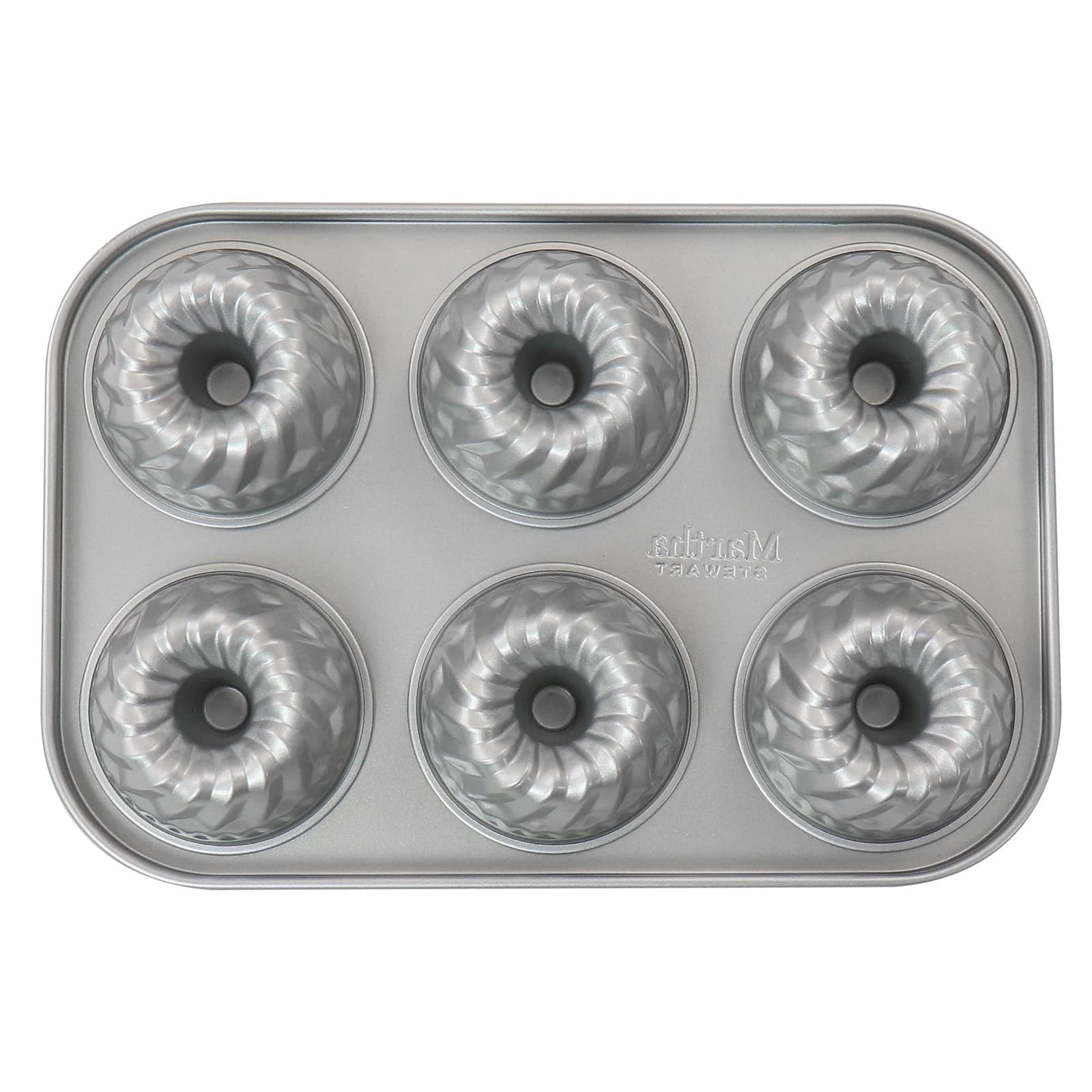 Martha Stewart 6-Cup Carbon Steel Doughnut Pan