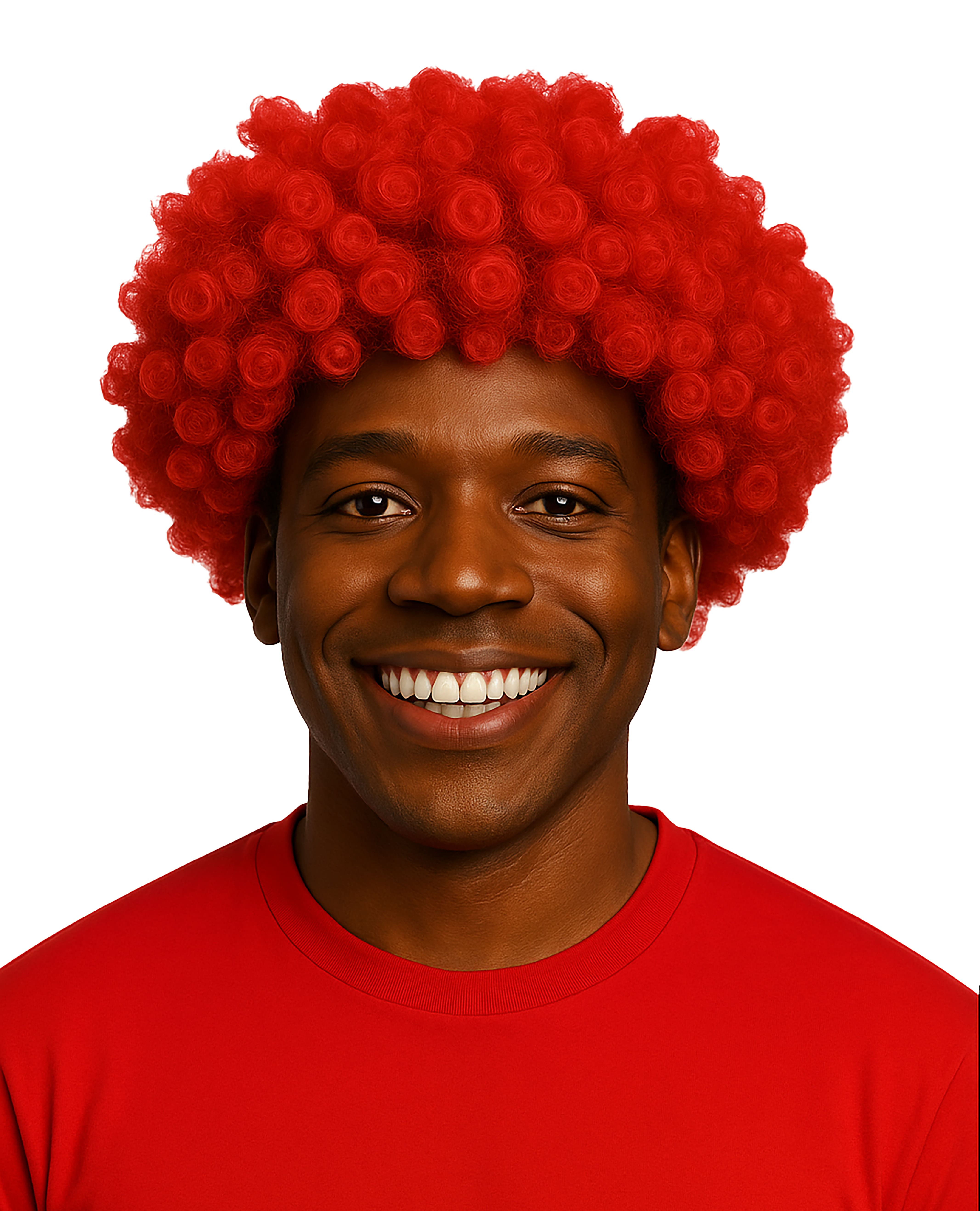 Adult Short Curly Costume Wig