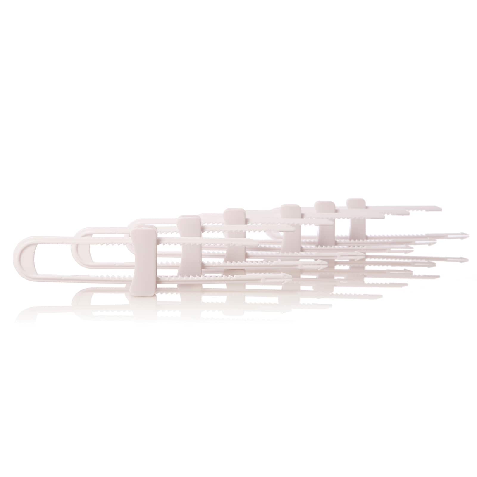 Dreambaby® White Cabinet Sliding Locks, 2 Packs of 6