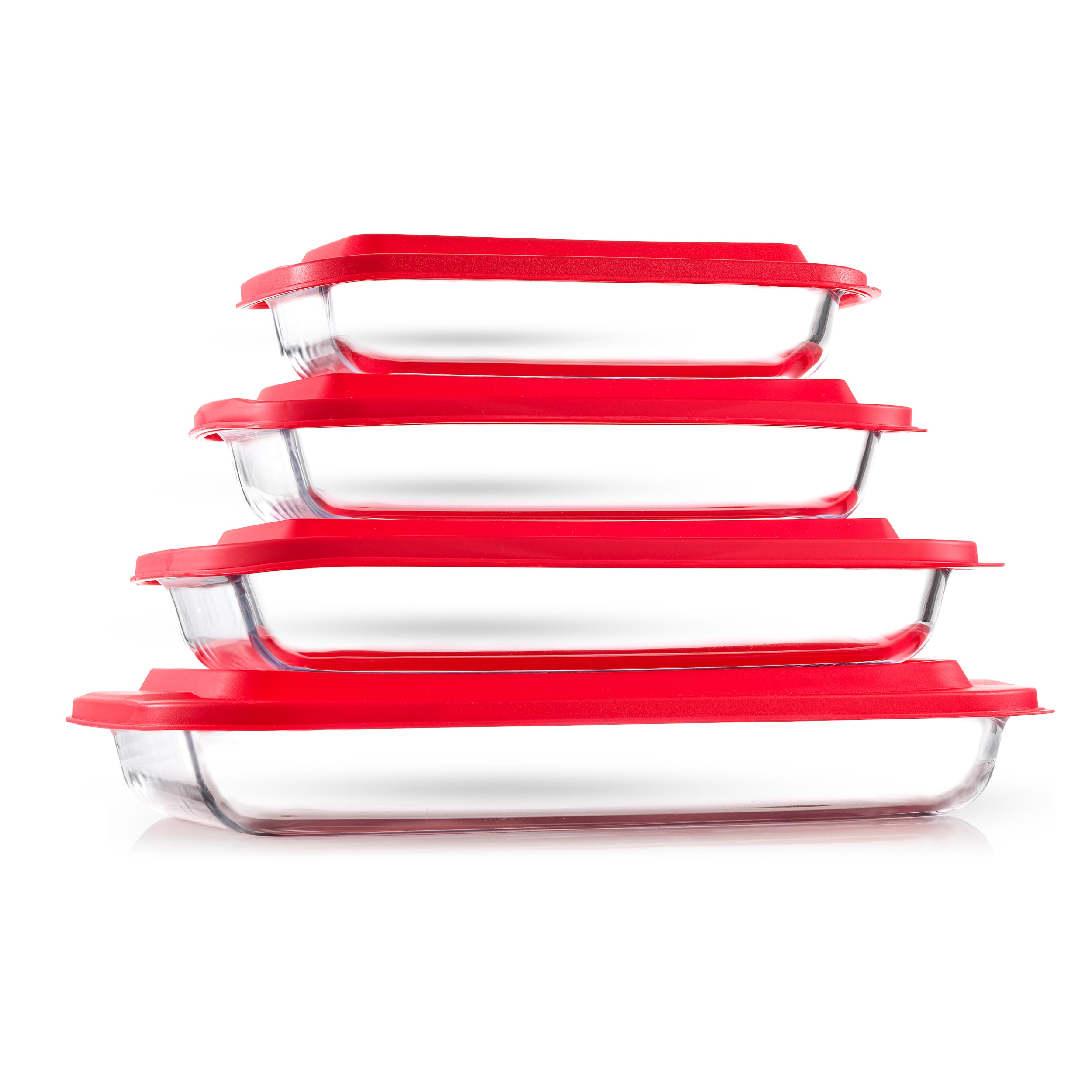 JoyJolt® Glass Bakeware Containers Set