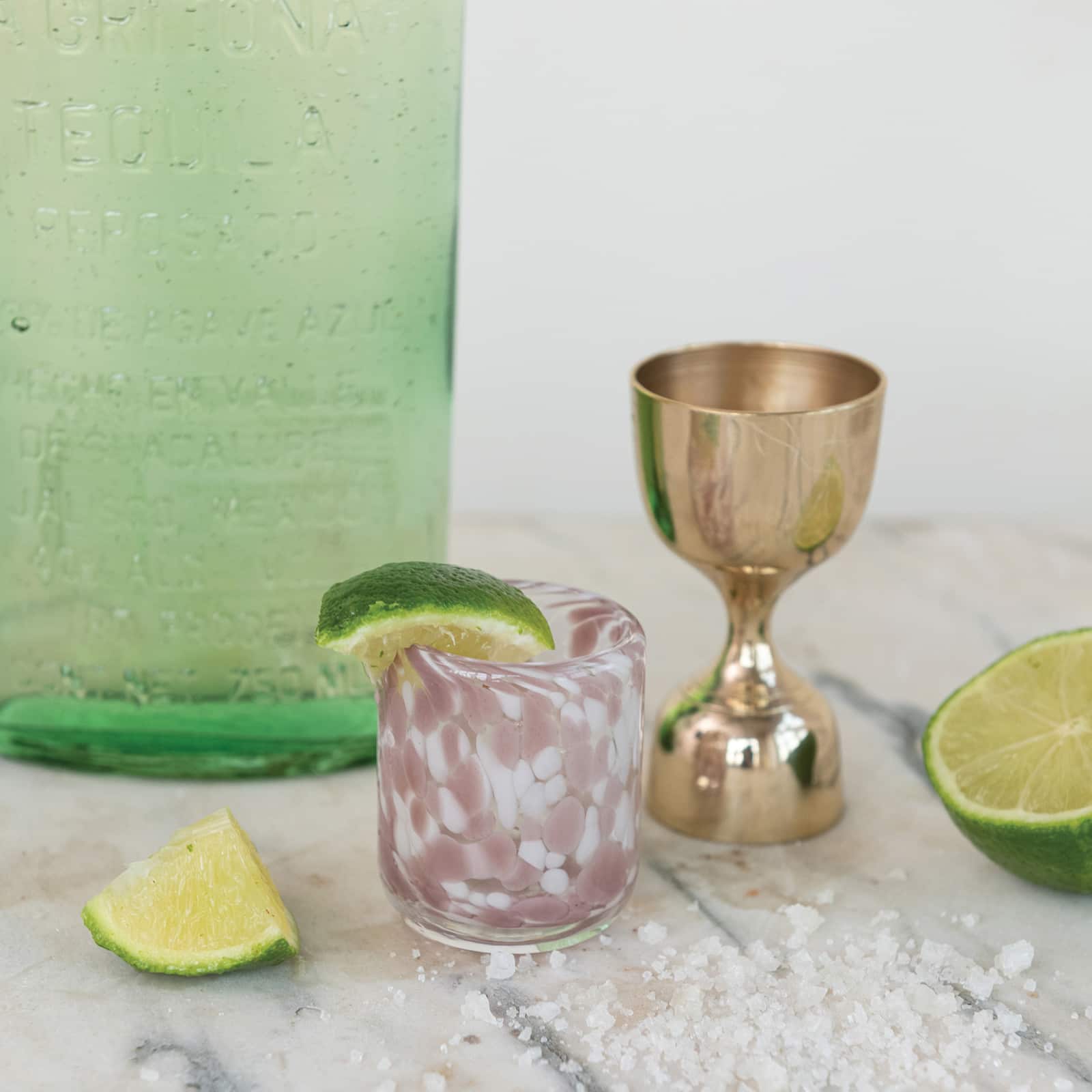 Hello Honey® 1oz. & 2oz. Brass Double-Sided Cocktail Jigger