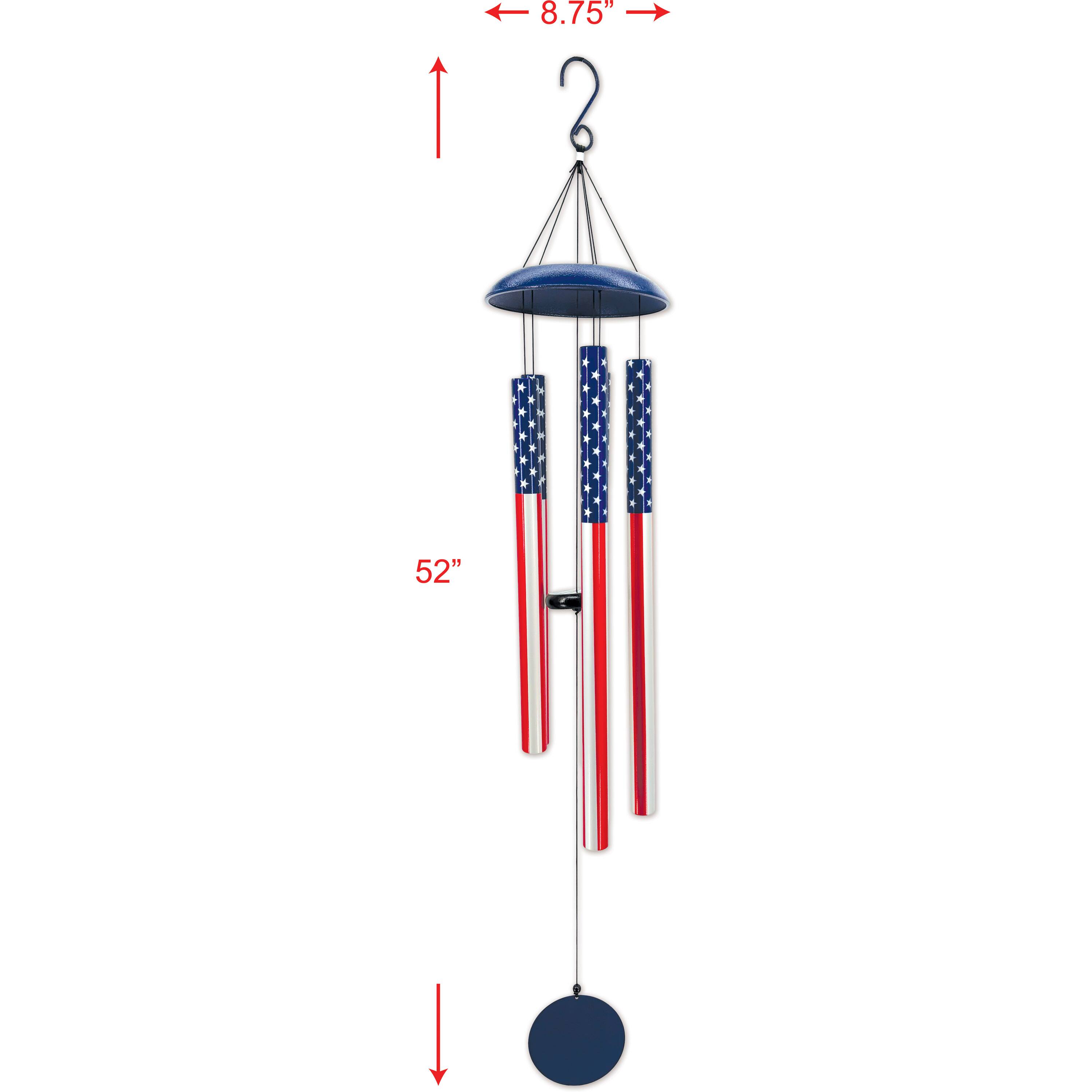 Sunset Vista Designs® Stars & Stripes Americana Wind Chime