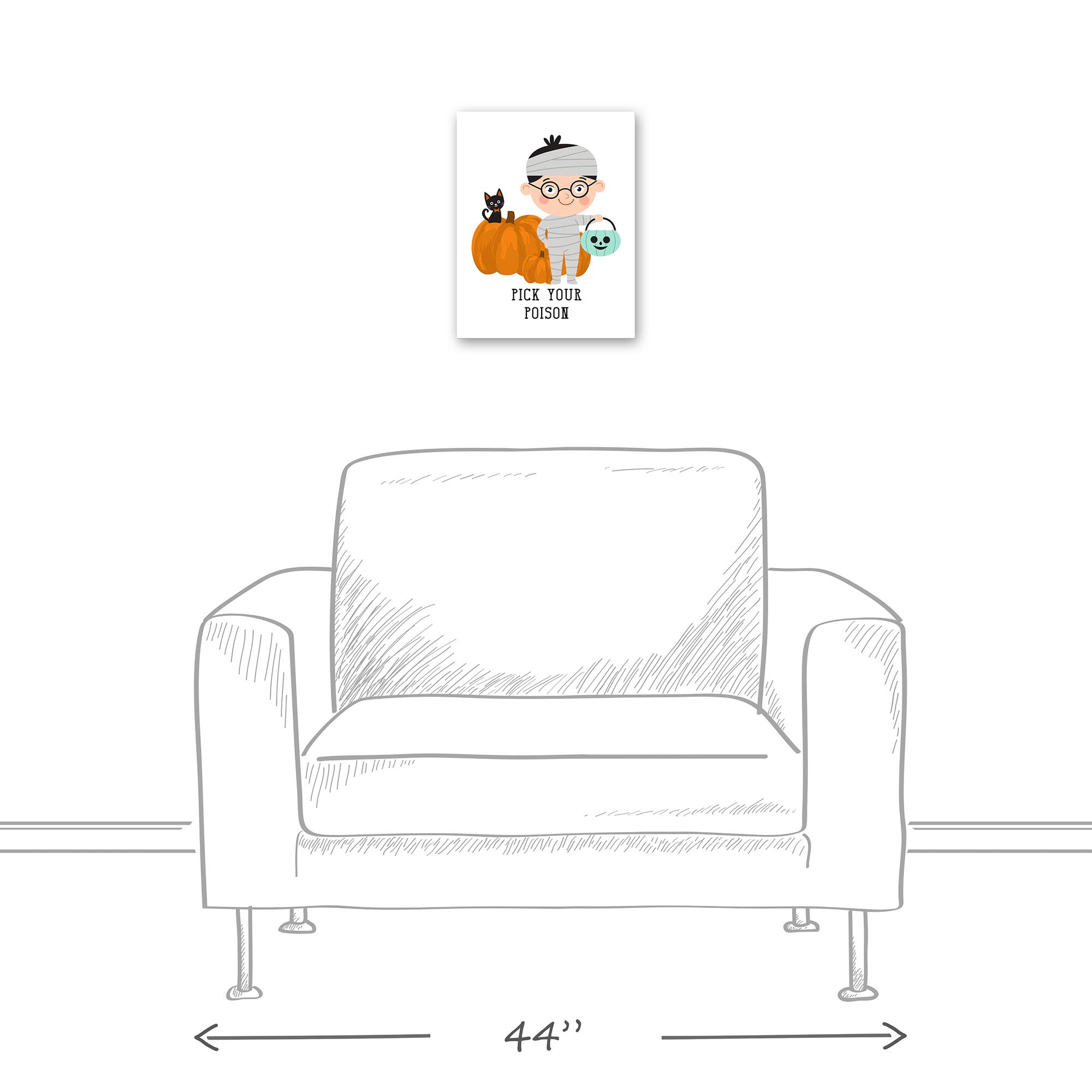 Pick Your Poison Mummy Canvas Wall Art