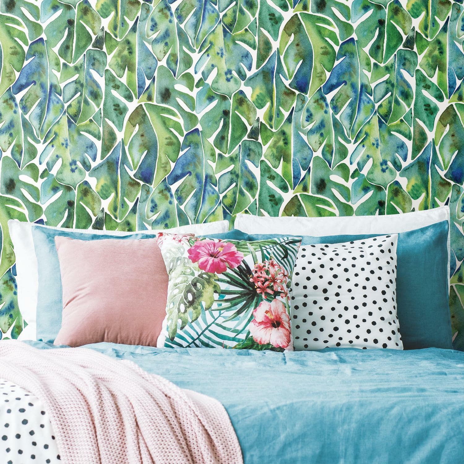 RoomMates Cat Coquillette Philodendron Peel & Stick Wallpaper