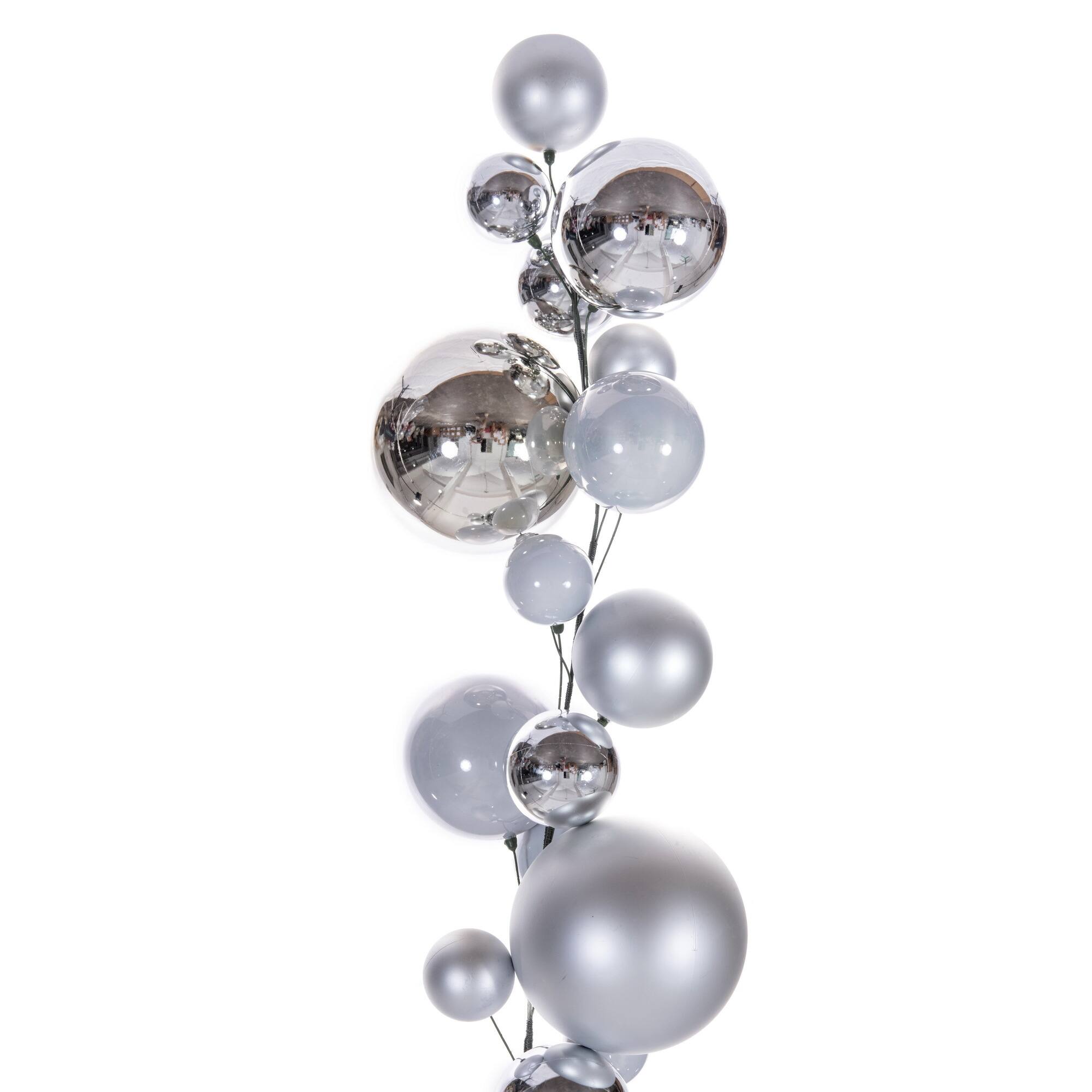 Vickerman 6Ft Ball Branch Garland in Silver | 6 ft | Michaels®