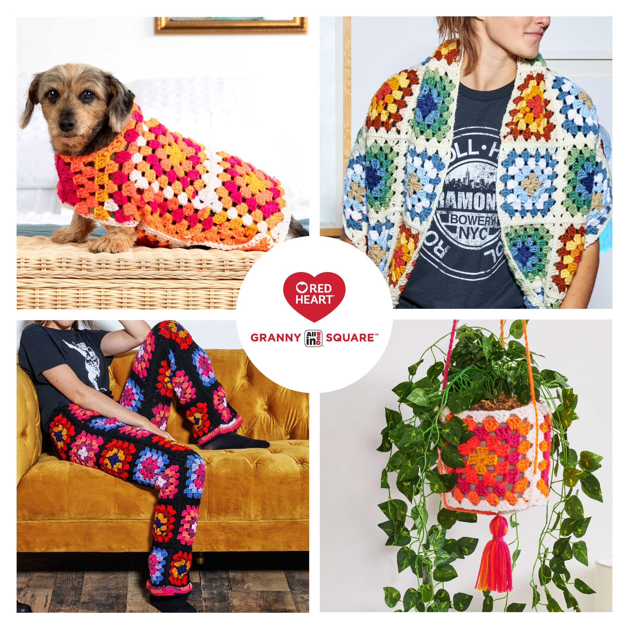 3 Pack Red Heart® All in One™ Granny Square™ Yarn