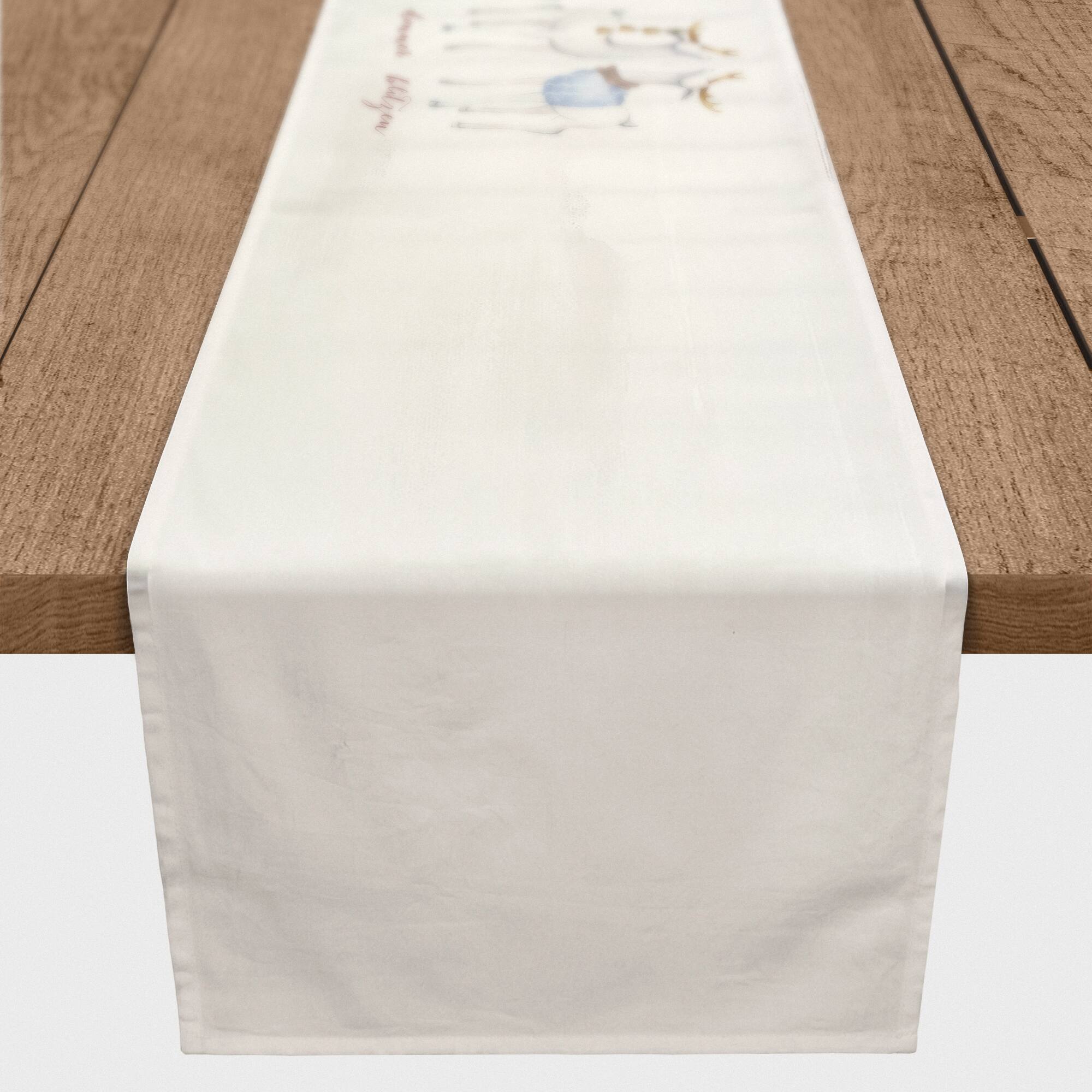 Reindeer Lineup 16" x 90" Cotton Twill Runner