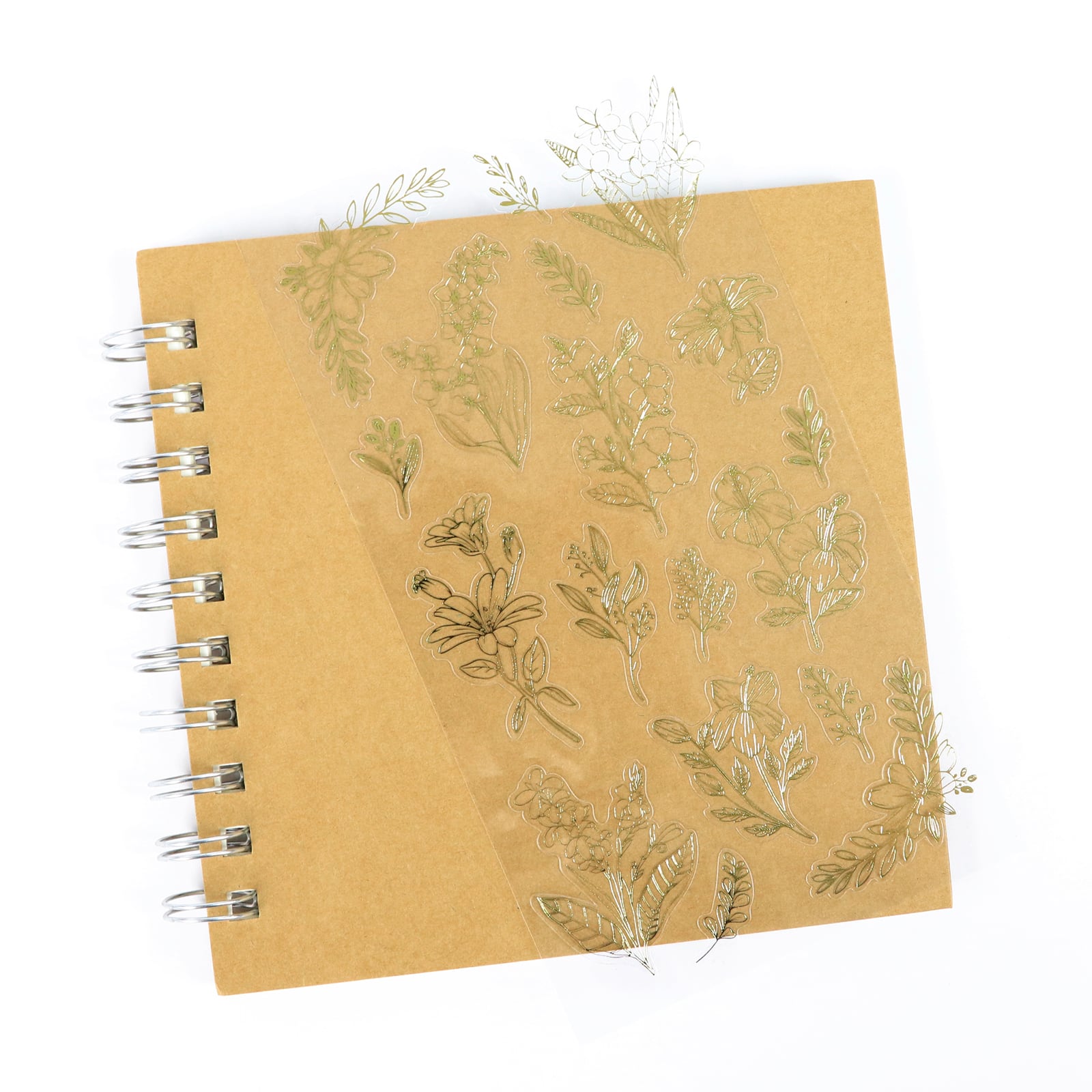 12 Pack: Gold Flower Stickers by Recollections™