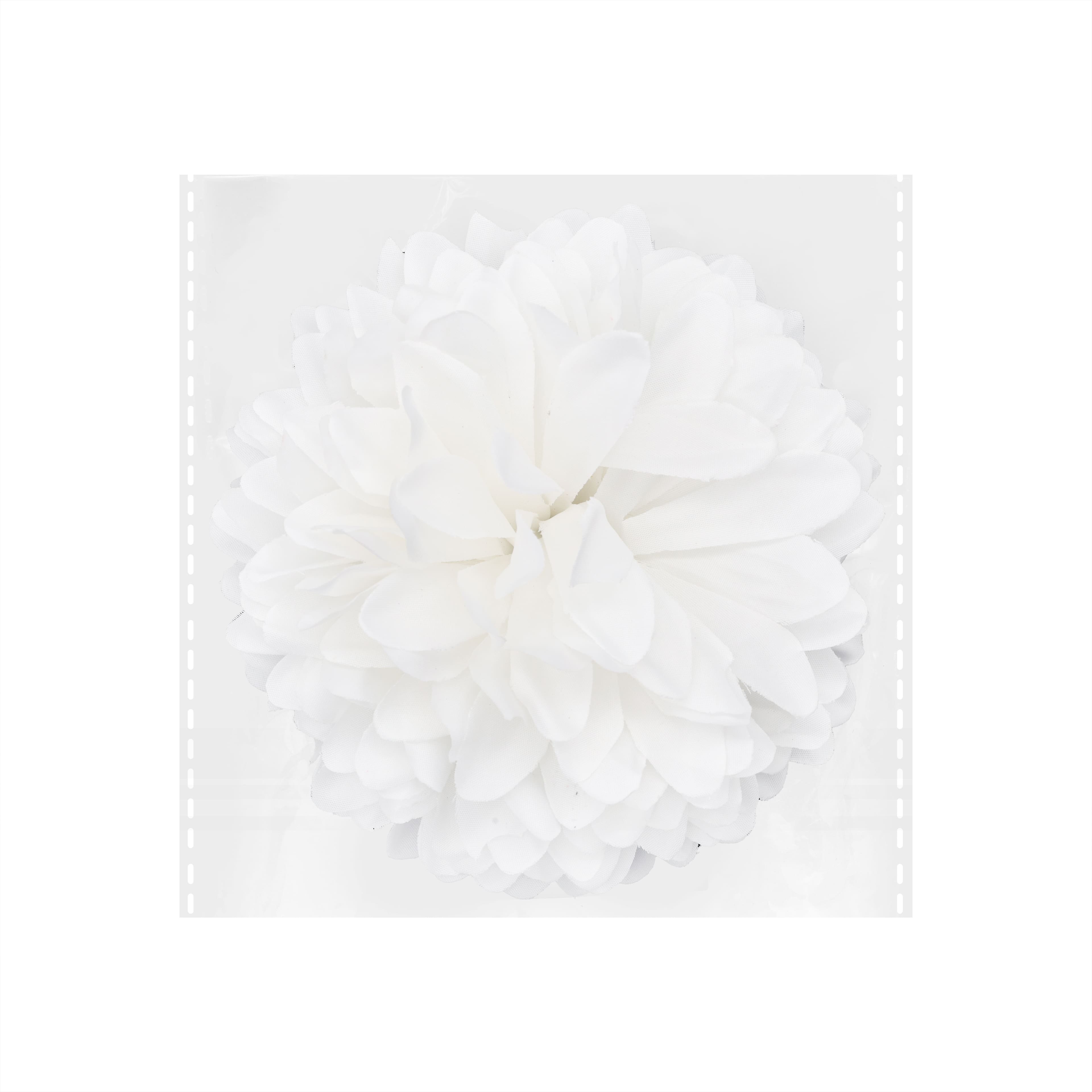 4.5" White Mum Flower by Celebrate It®