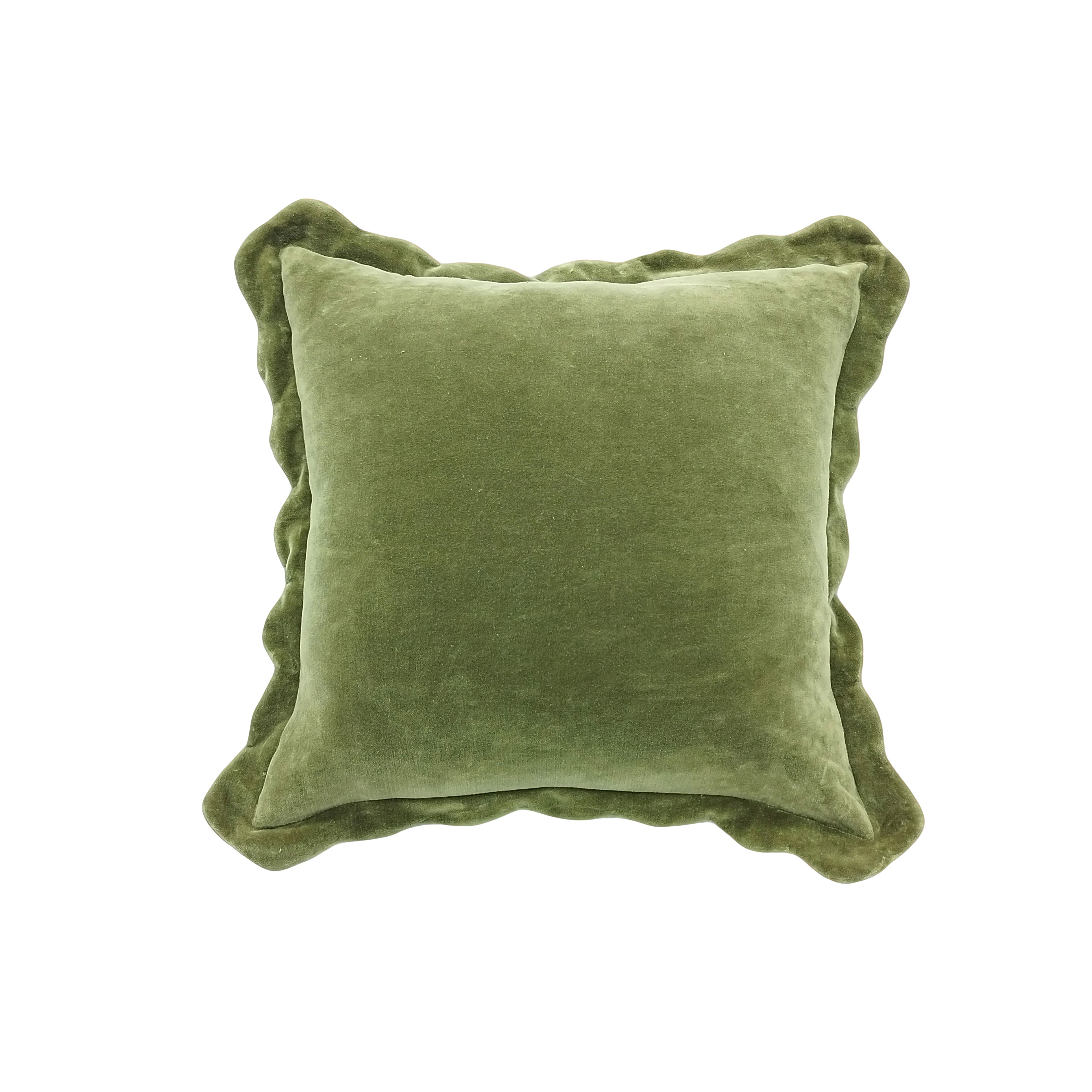 18" Green Velvet Pillow by Ashland®