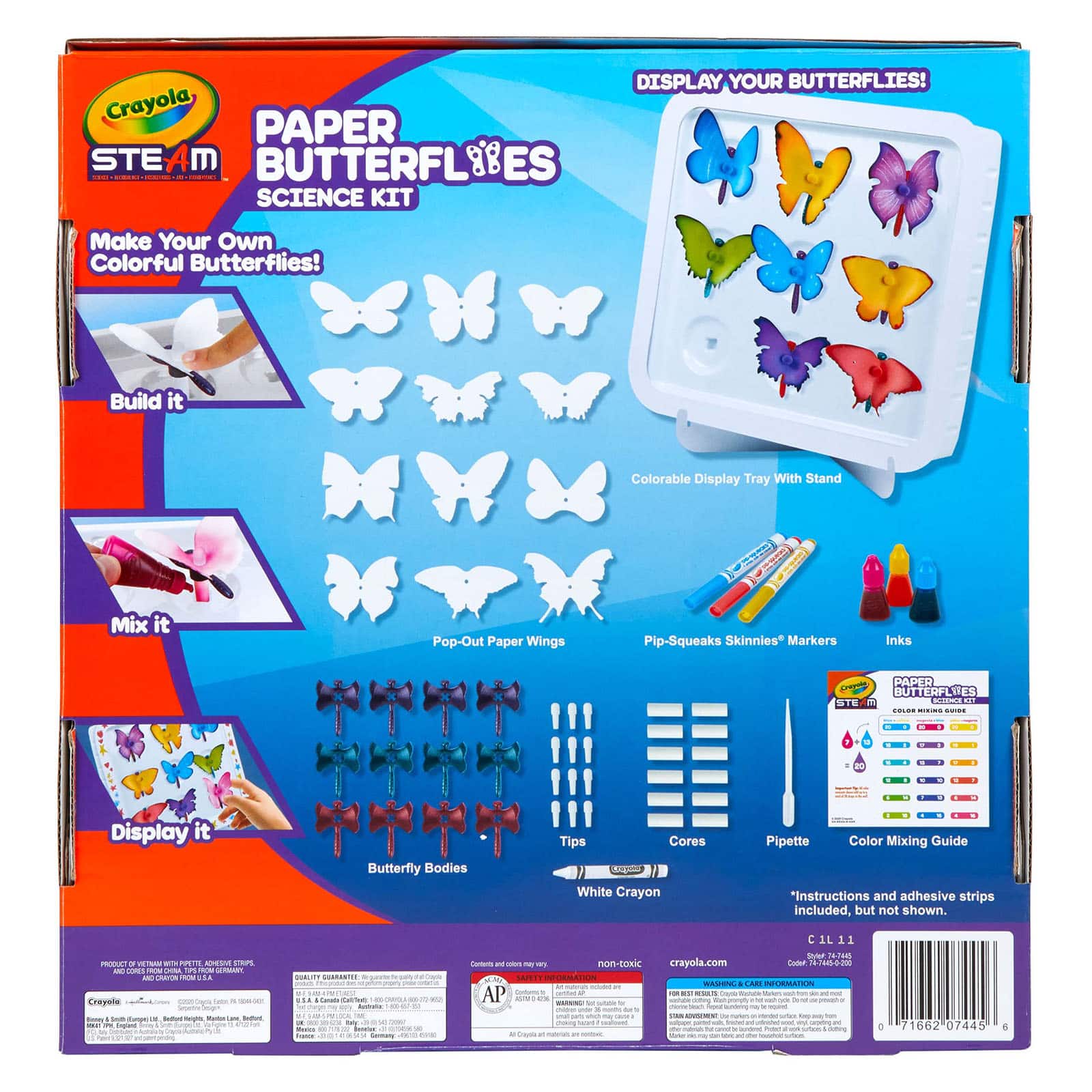 Crayola® STEAM Paper Butterflies Science Kit