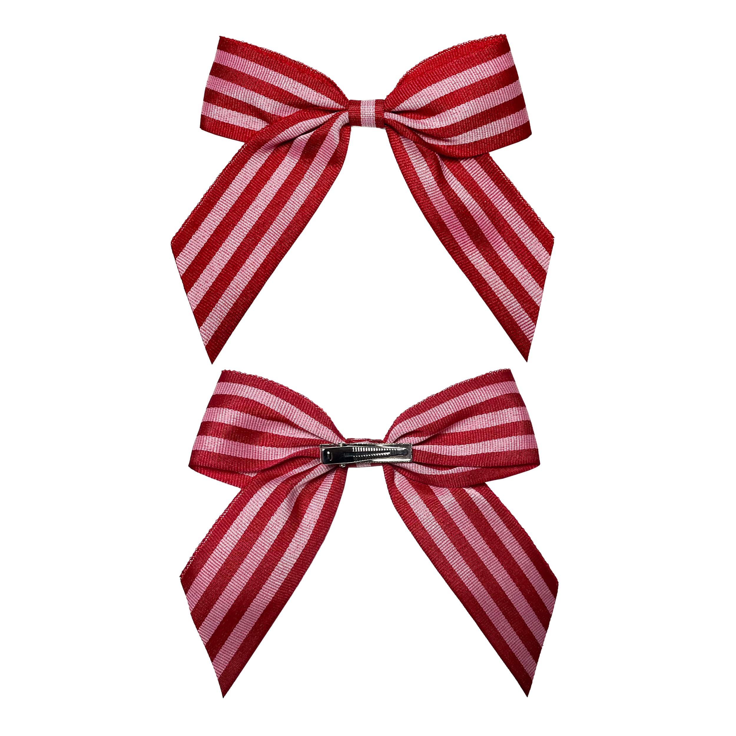 Mini Red & Pink Stripes Bows, 6ct. by Celebrate It®