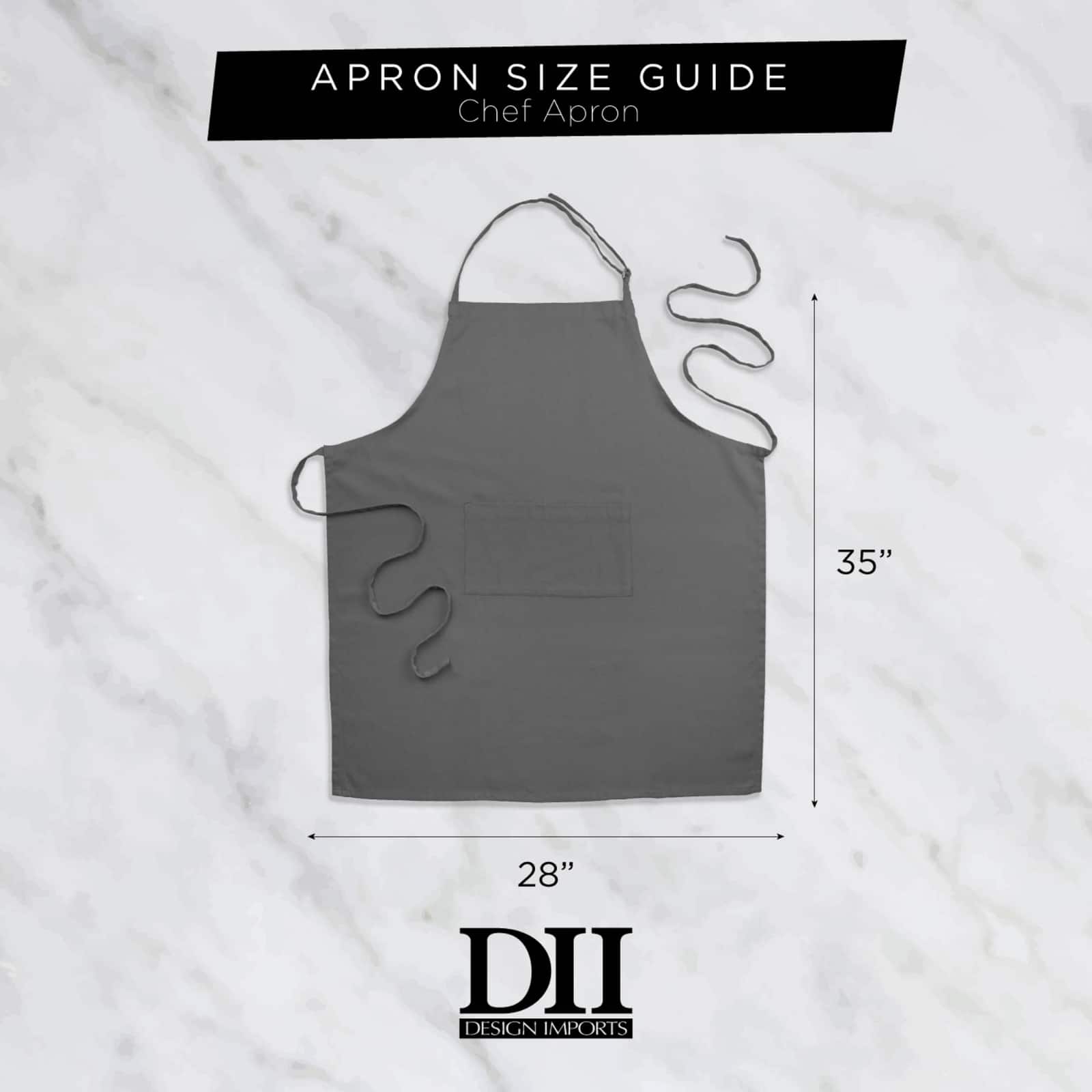 Black & White Triangle Chef Apron