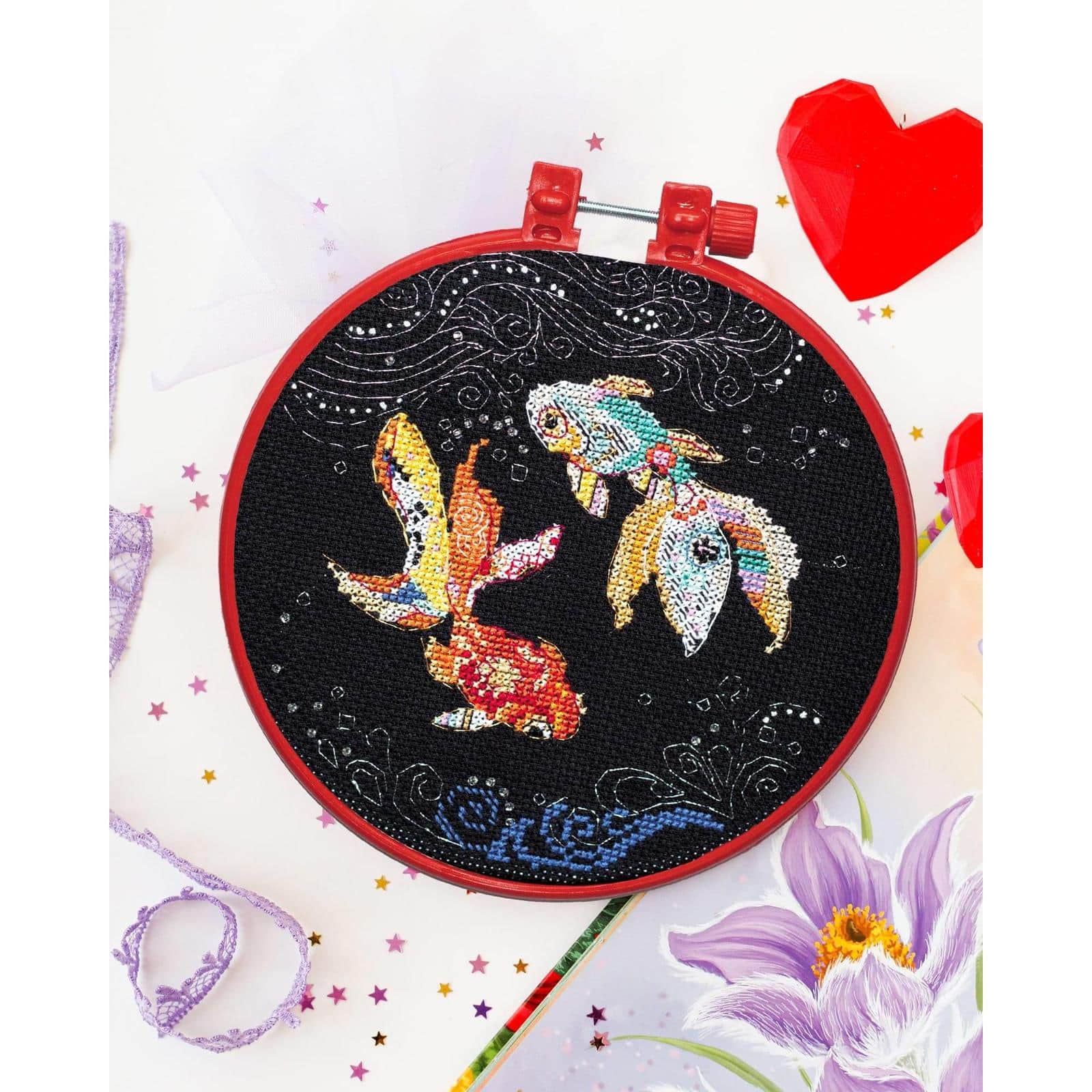 Abris Art In Gentle Waves Counted Cross Stitch Kit