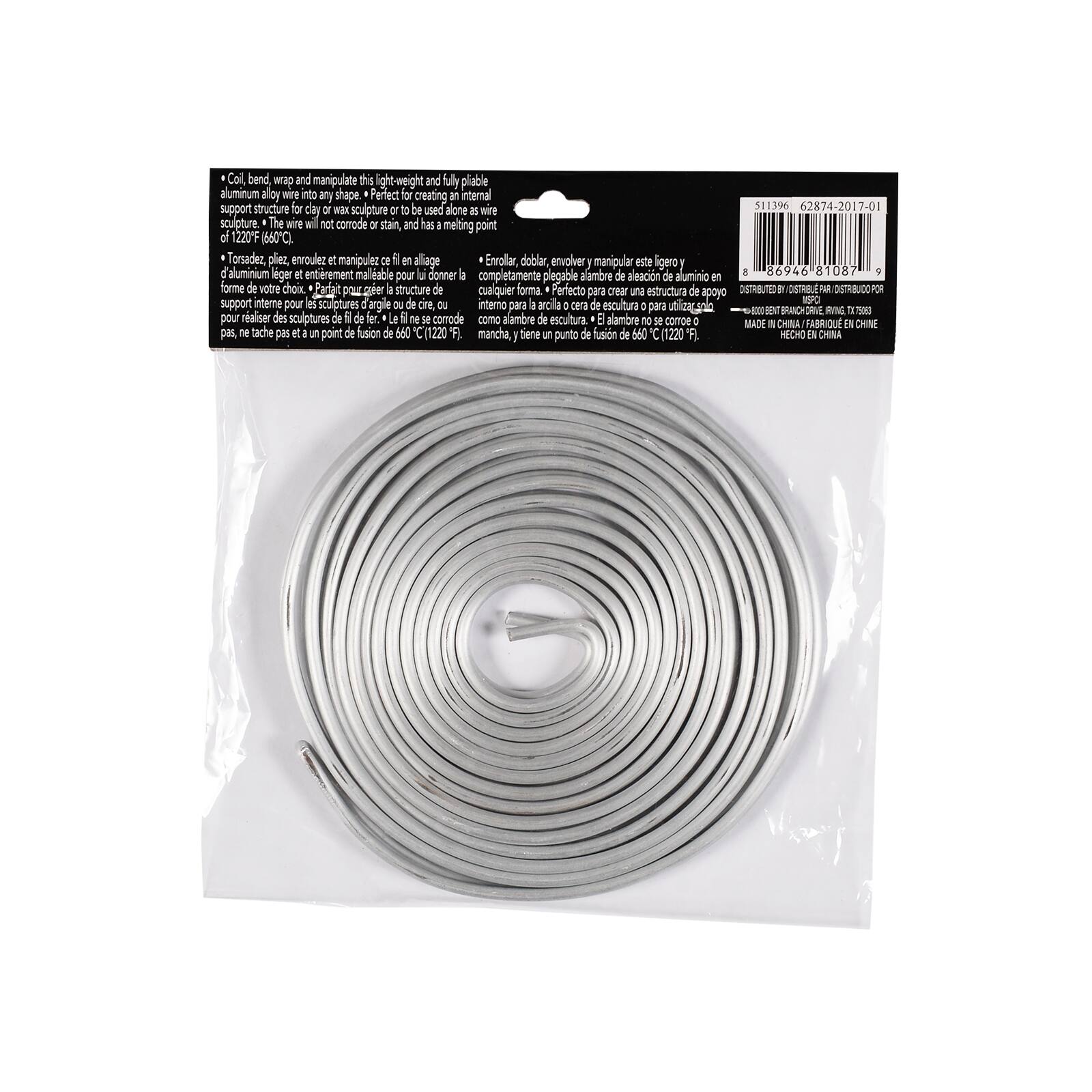 Fil métallique pour armature et sculpture de première qualité de 0,33 cm x 6,09 m de Craft Smart