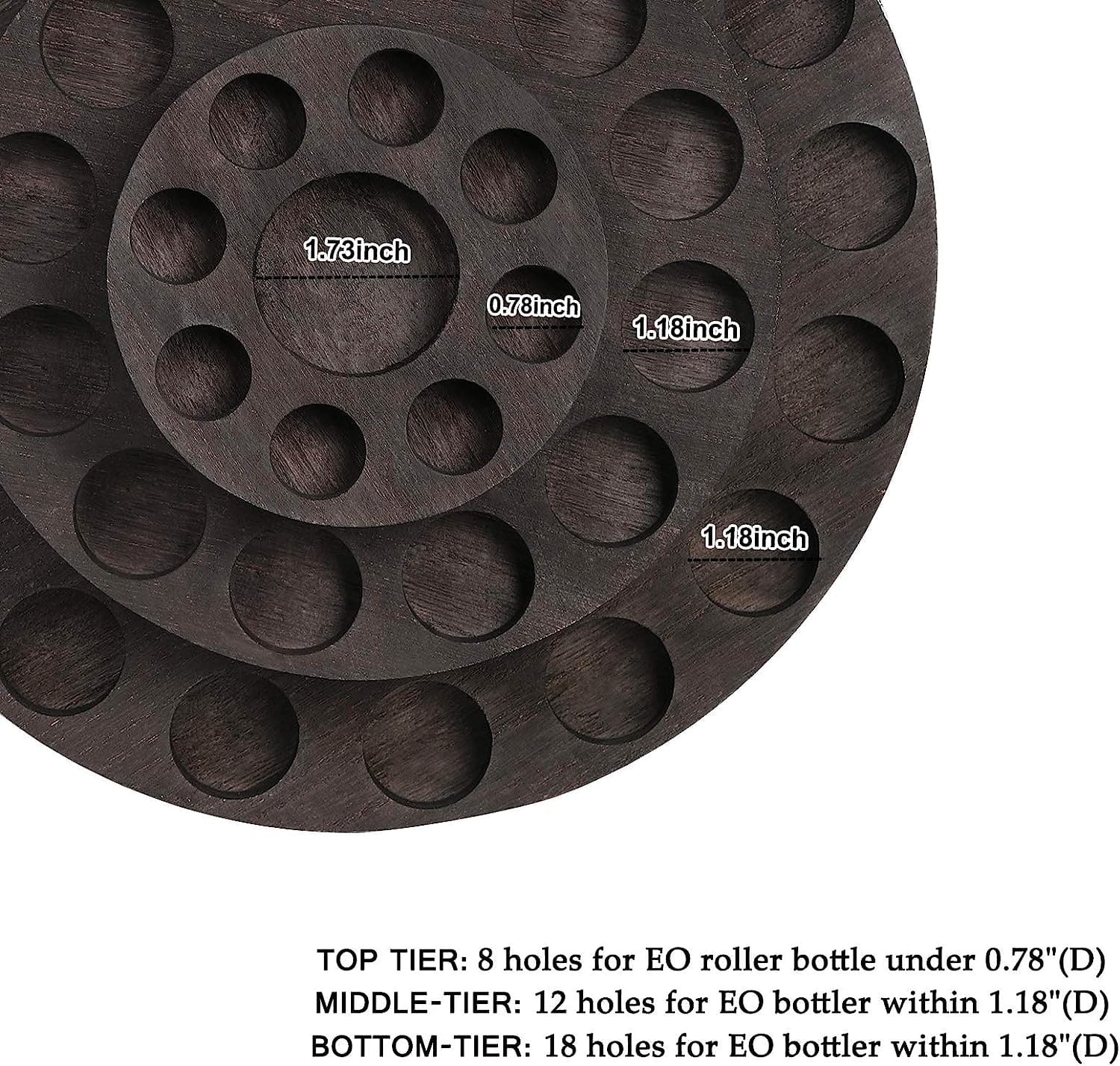 Rotating Essential Oils Storage Rack