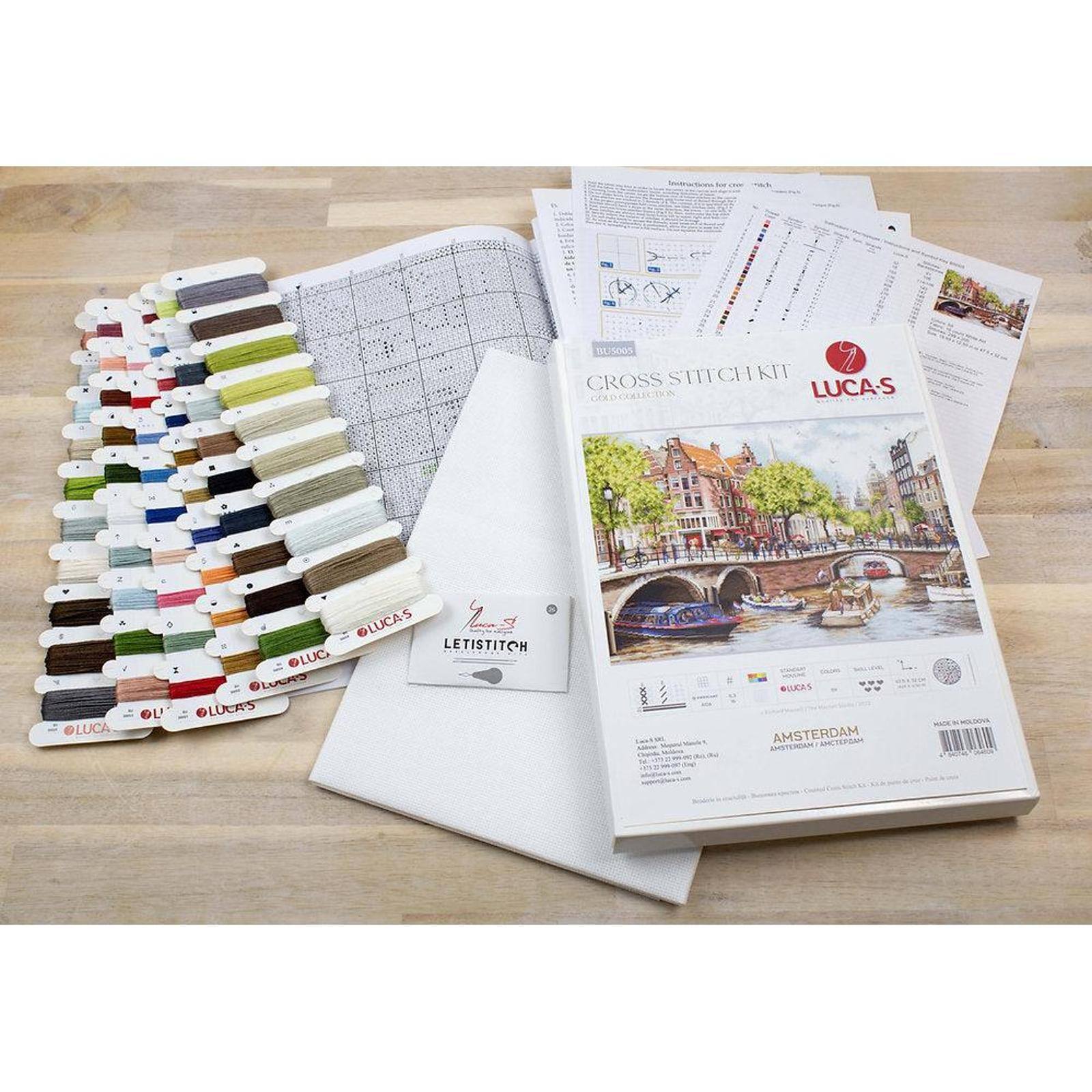 Luca-s Amsterdam Counted Cross Stitch Kit