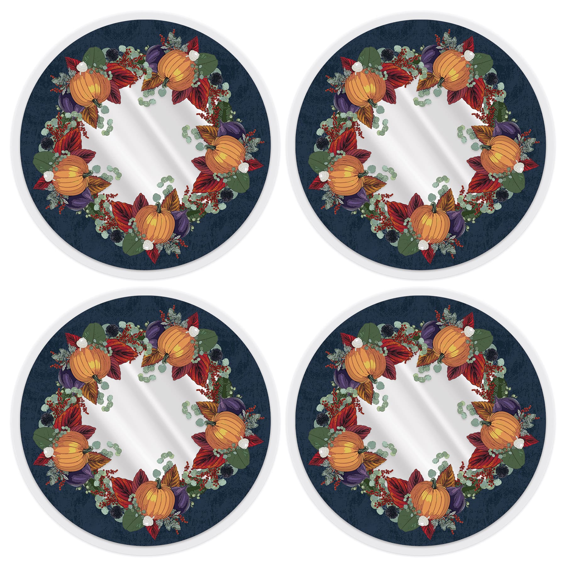 Beistle 13" Fall Thanksgiving Plastic Placemats, 4ct.