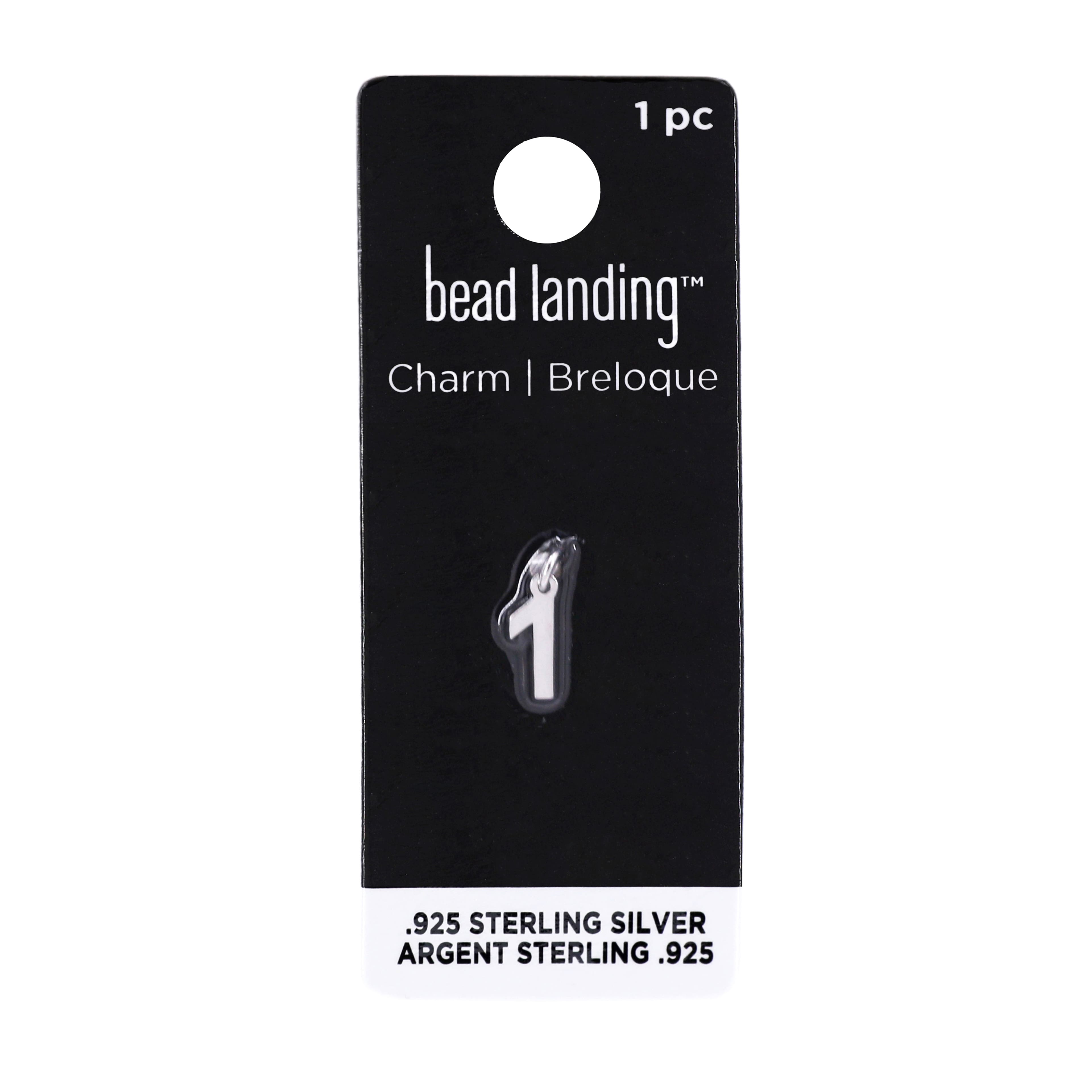 Sterling Silver Number Charm by Bead Landing™